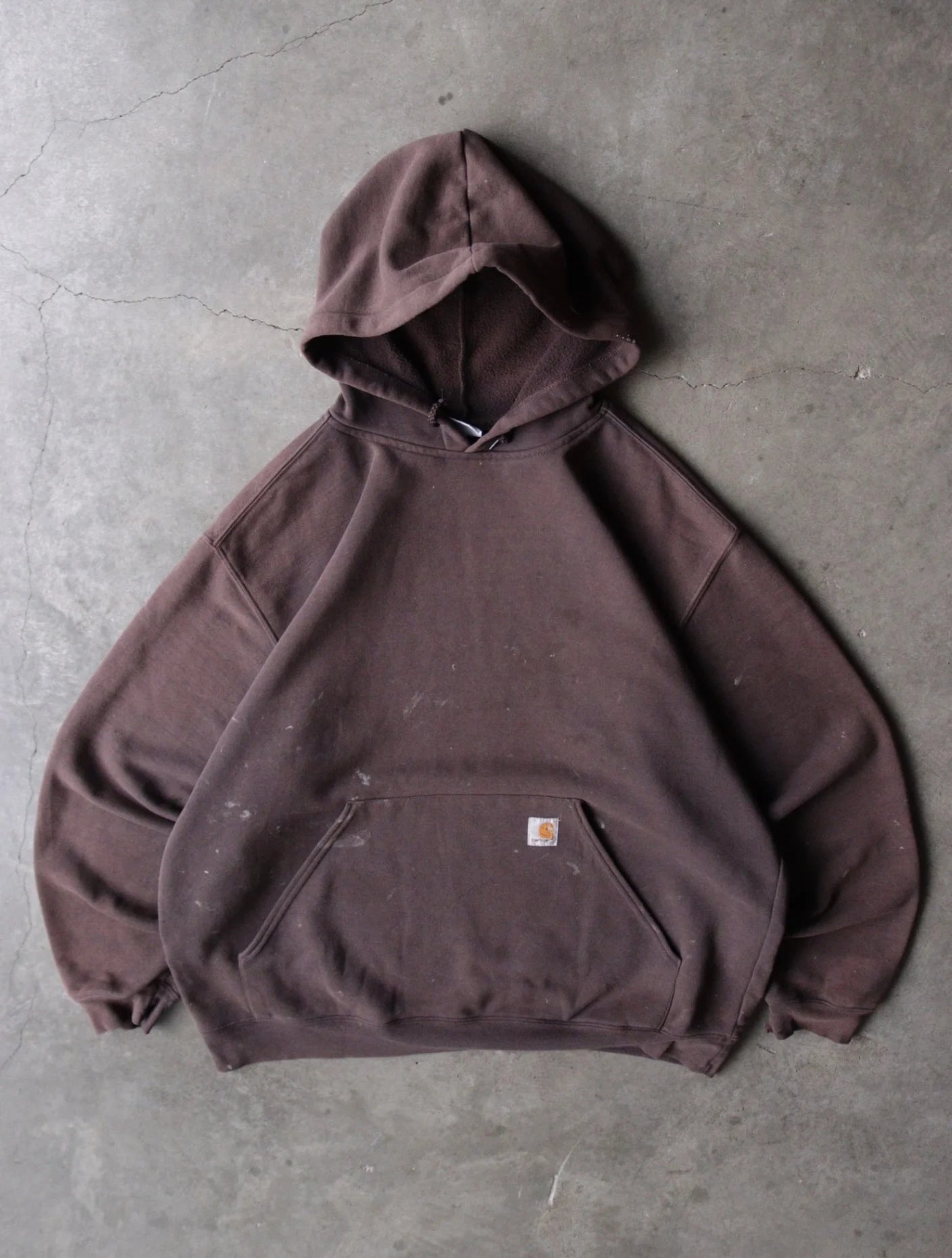 1990S FADED CARHARTT HOODED SWEATSHIRT