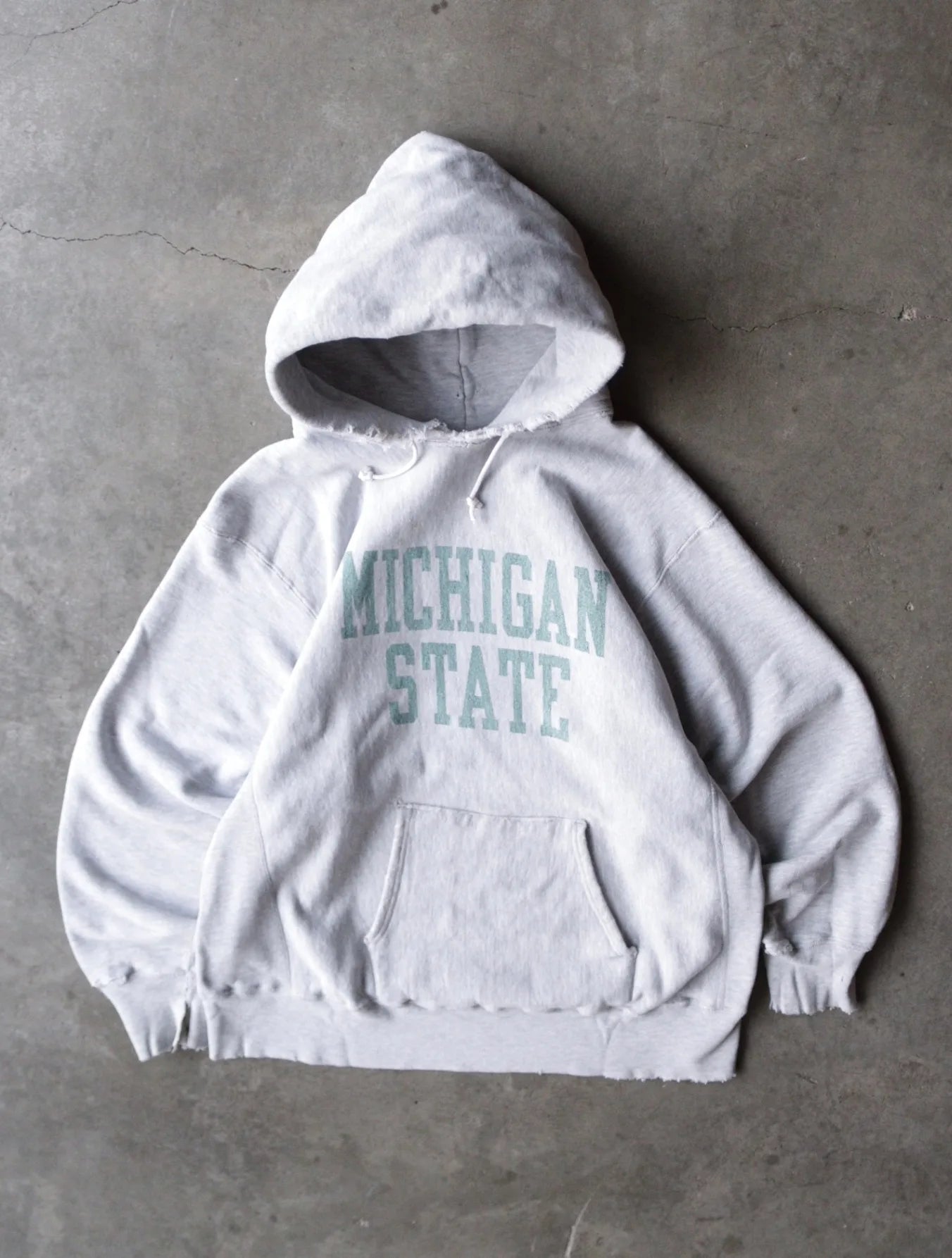 1990S MICHIGAN STATE HOODED SWEATSHIRT