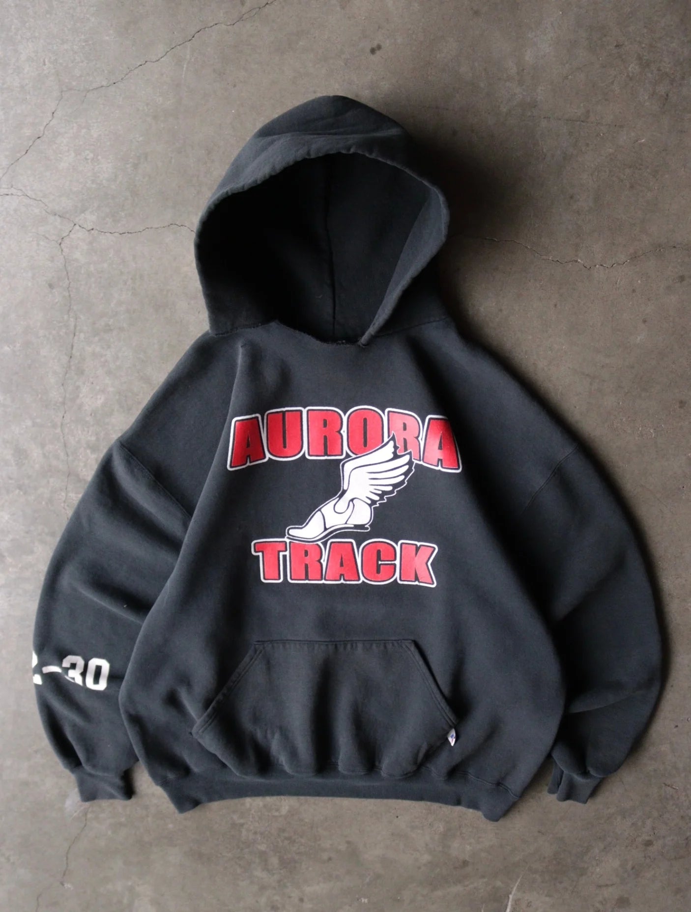 1990S AURORA TRACK HOODED SWEATSHIRT