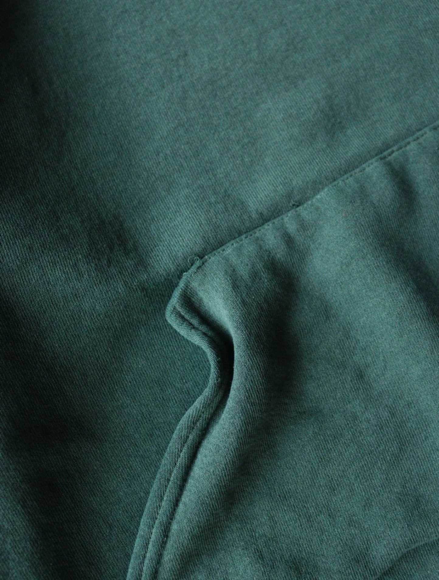 1990S FADED GREEN TRAIL HOODED SWEATSHIRT