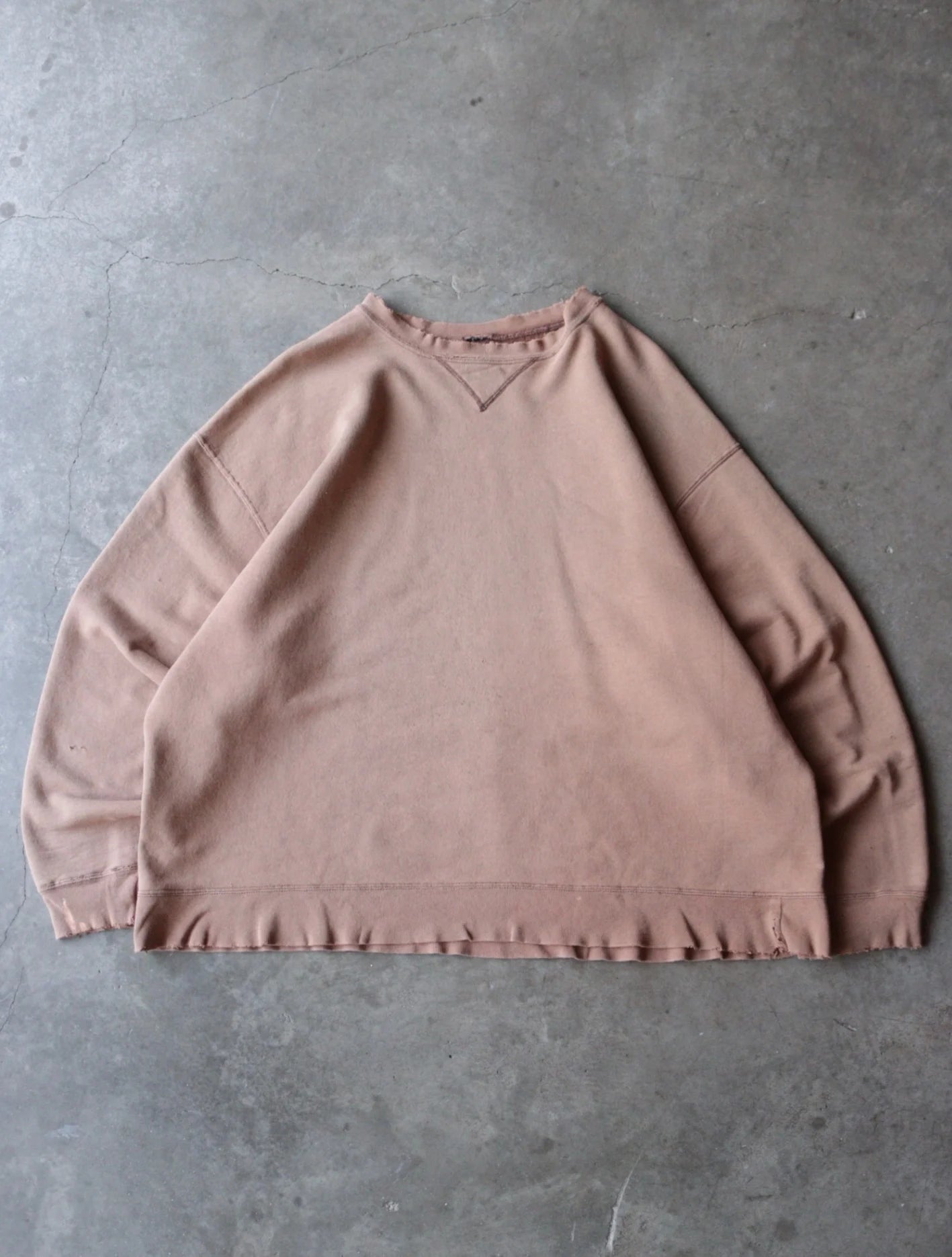 1990S BRWON FADED SWEATSHIRT