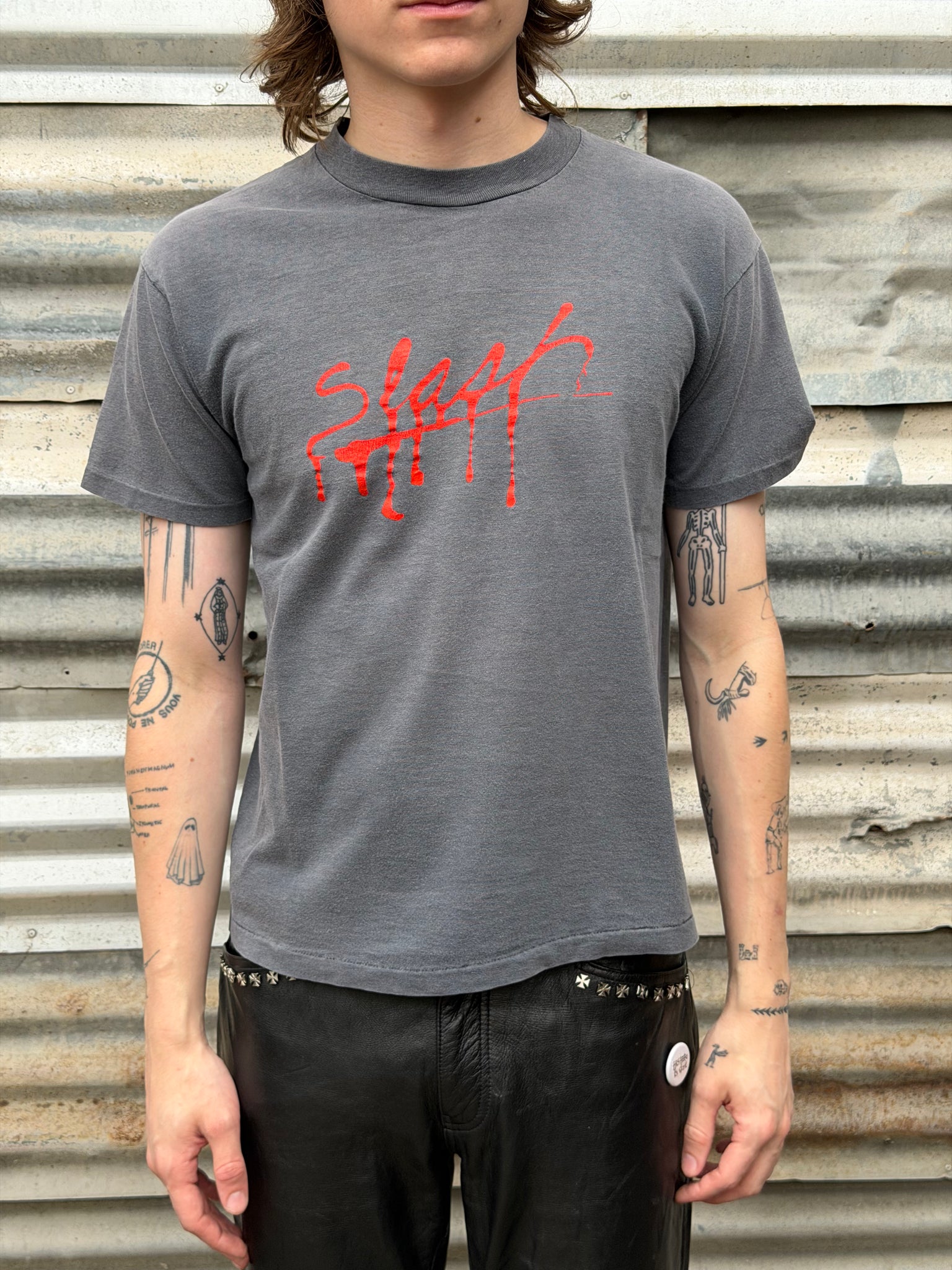 1990S SLASH FADED TEE +  1978 SLASH MAGAZINE