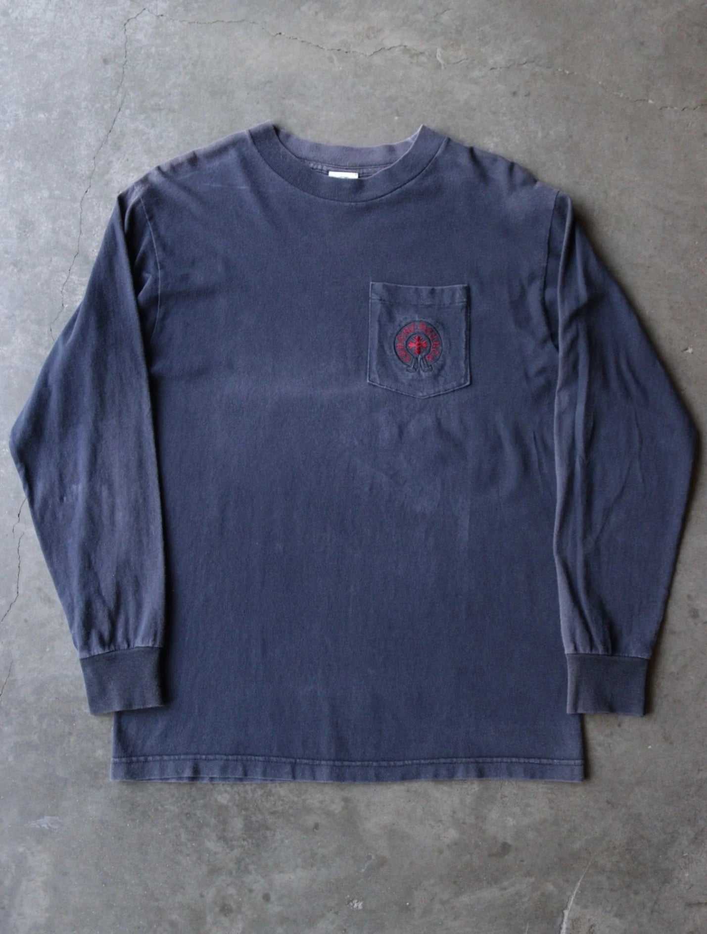 1990S CHROME HEARTS EMBROIDERED L/S TEE