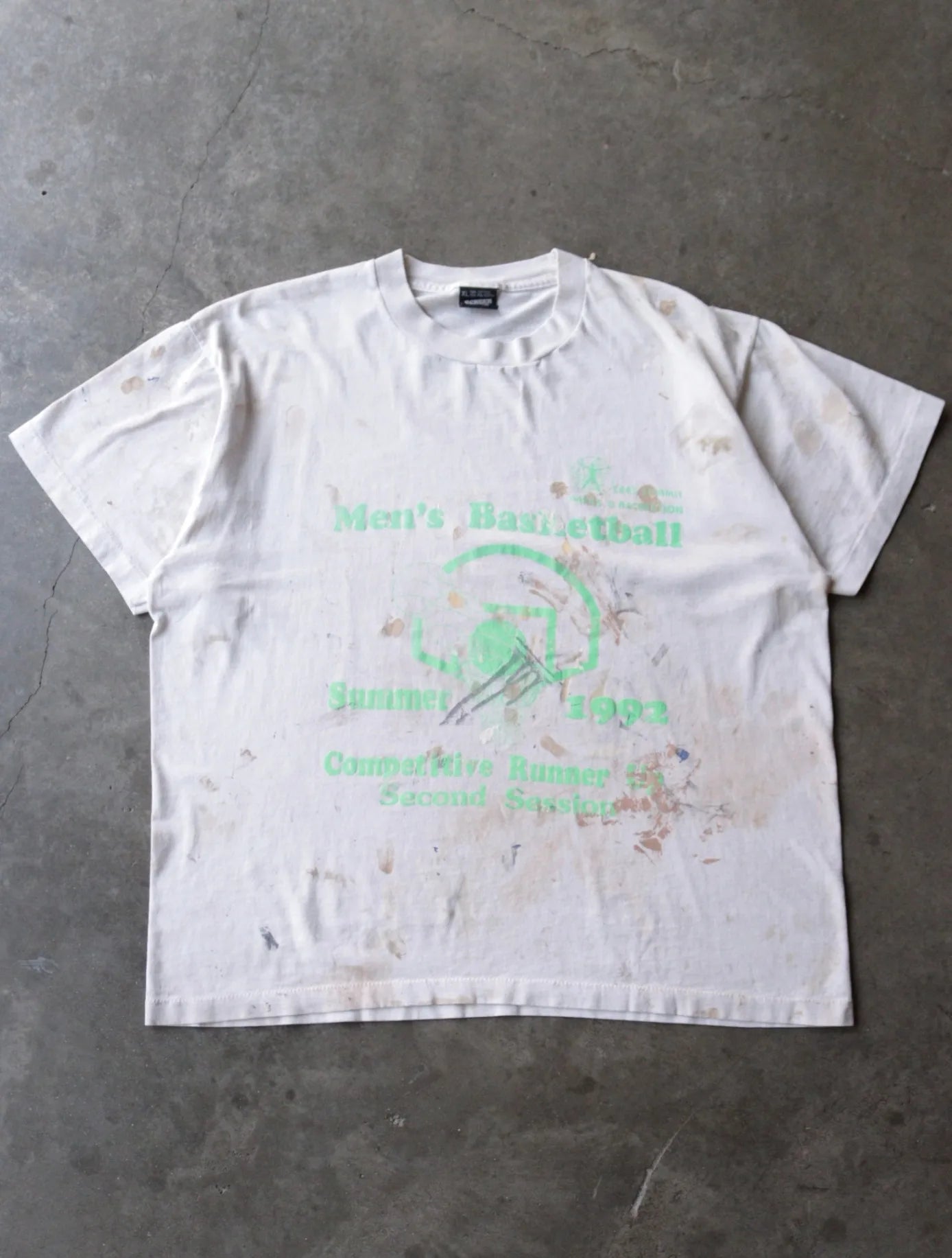 1990S PAINTER BASKETBALL TEE