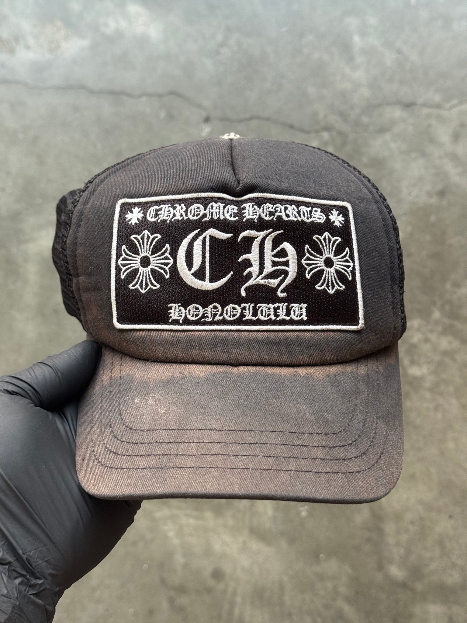 2000S CHROME HEARTS HONOLULU SUN FADED HAT