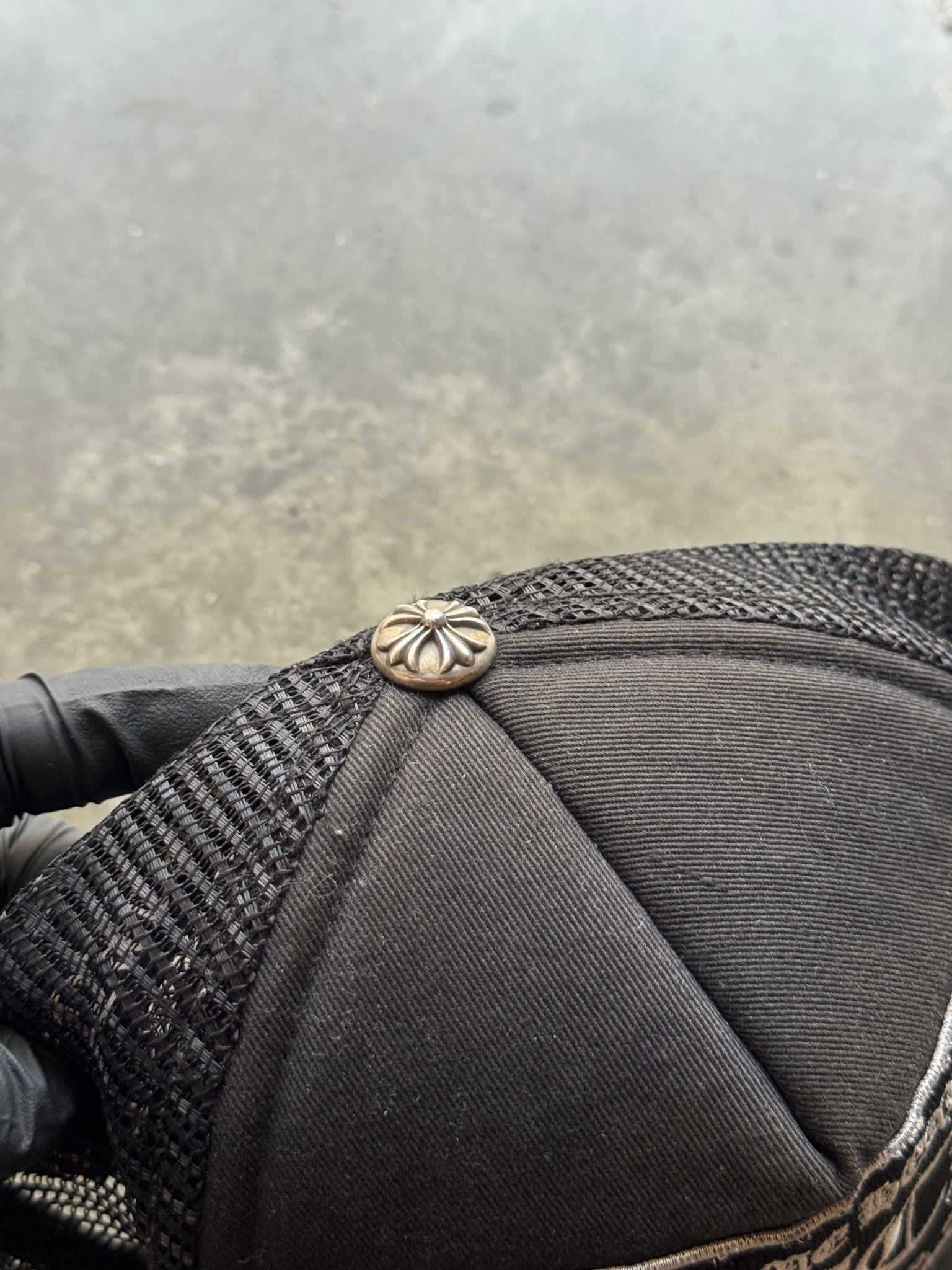 2000S CHROME HEARTS F*CK DISTRESSED FADED HAT
