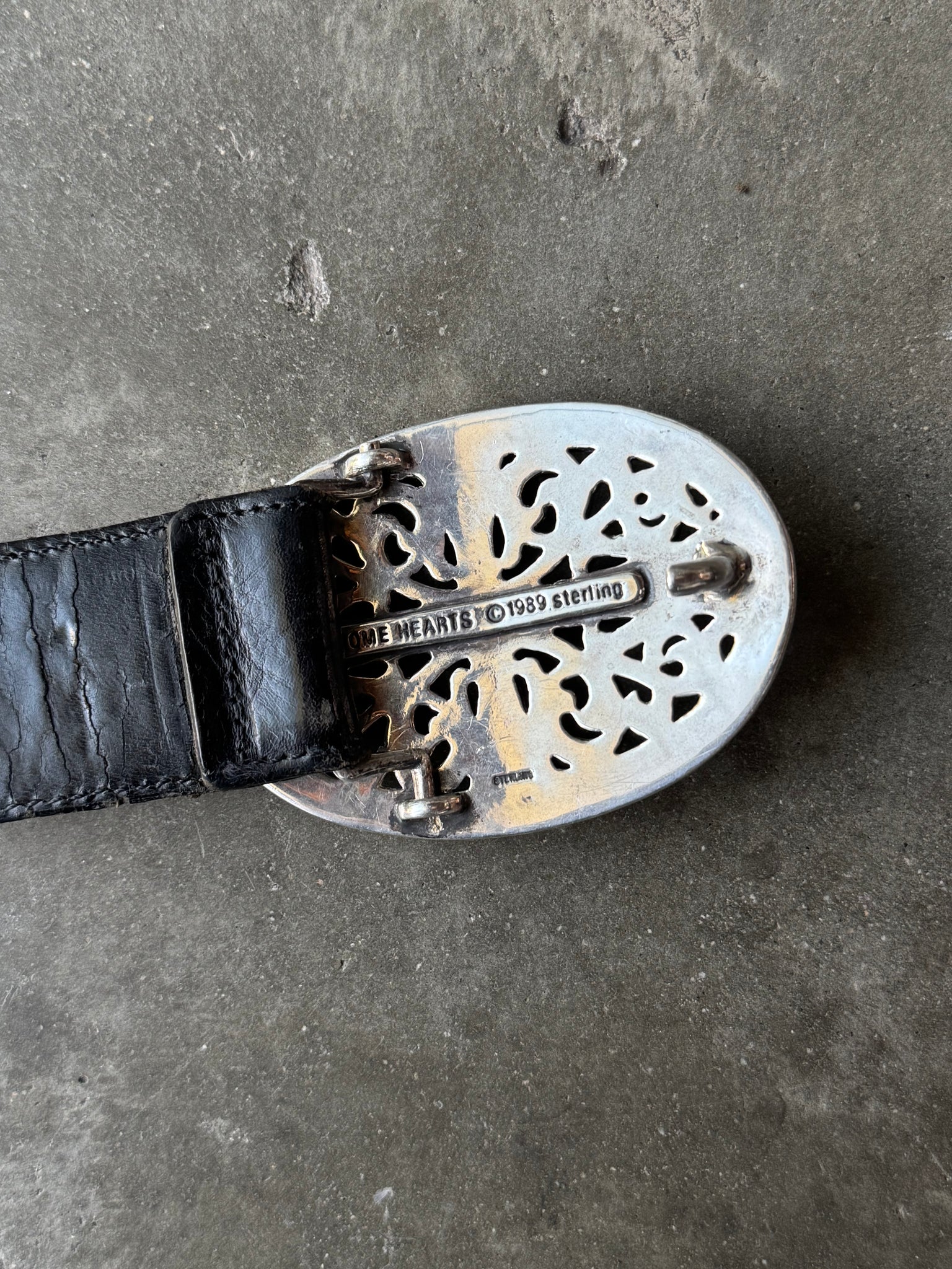 2000S CHROME HEARTS OVAL BELT (28-32)