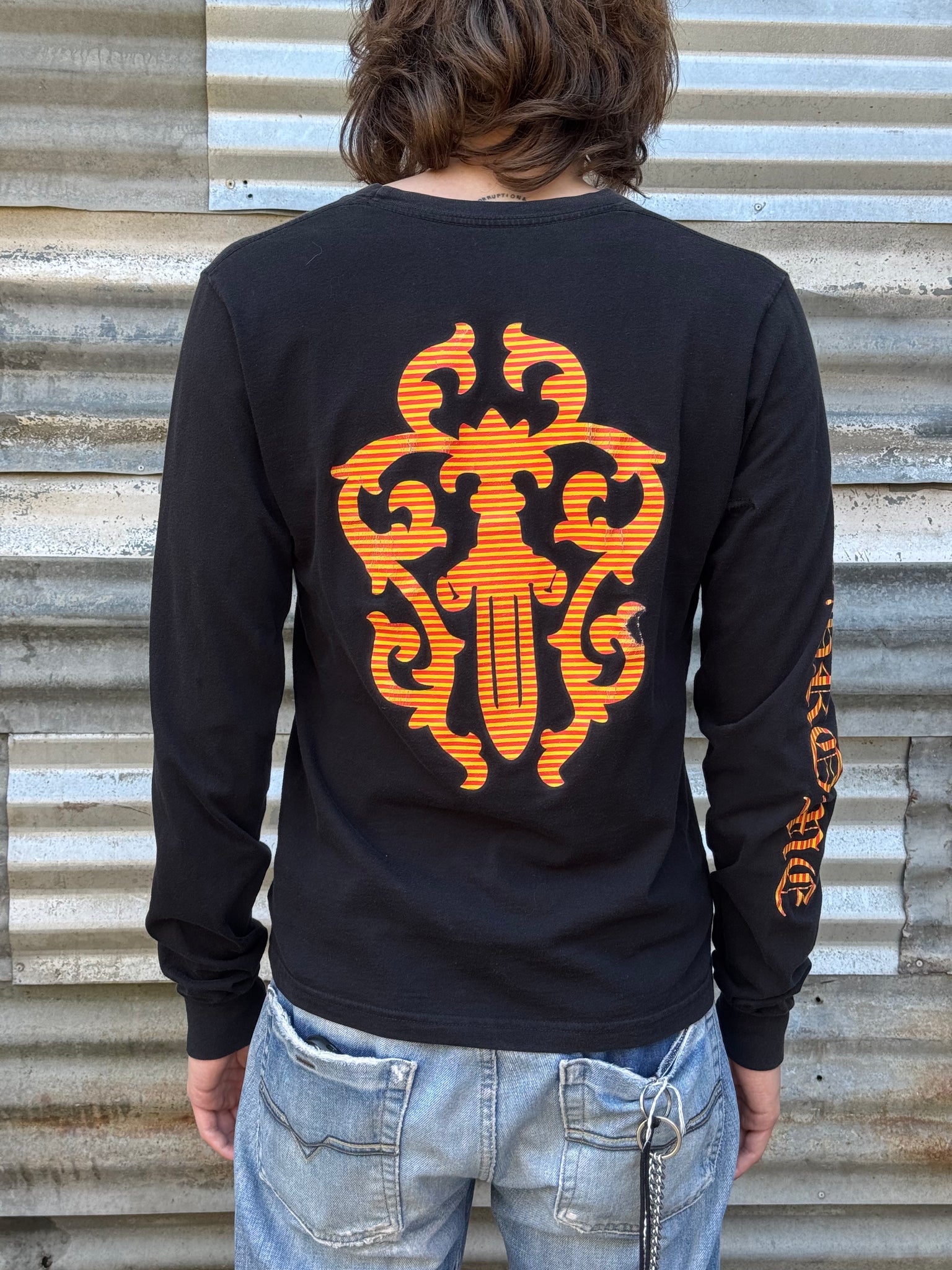 2000S CHROME HEARTS DAGGER L/S TEE – TWO FOLD 2000S CHROME HEARTS DAGGER L/S TEE – TWO FOLD
