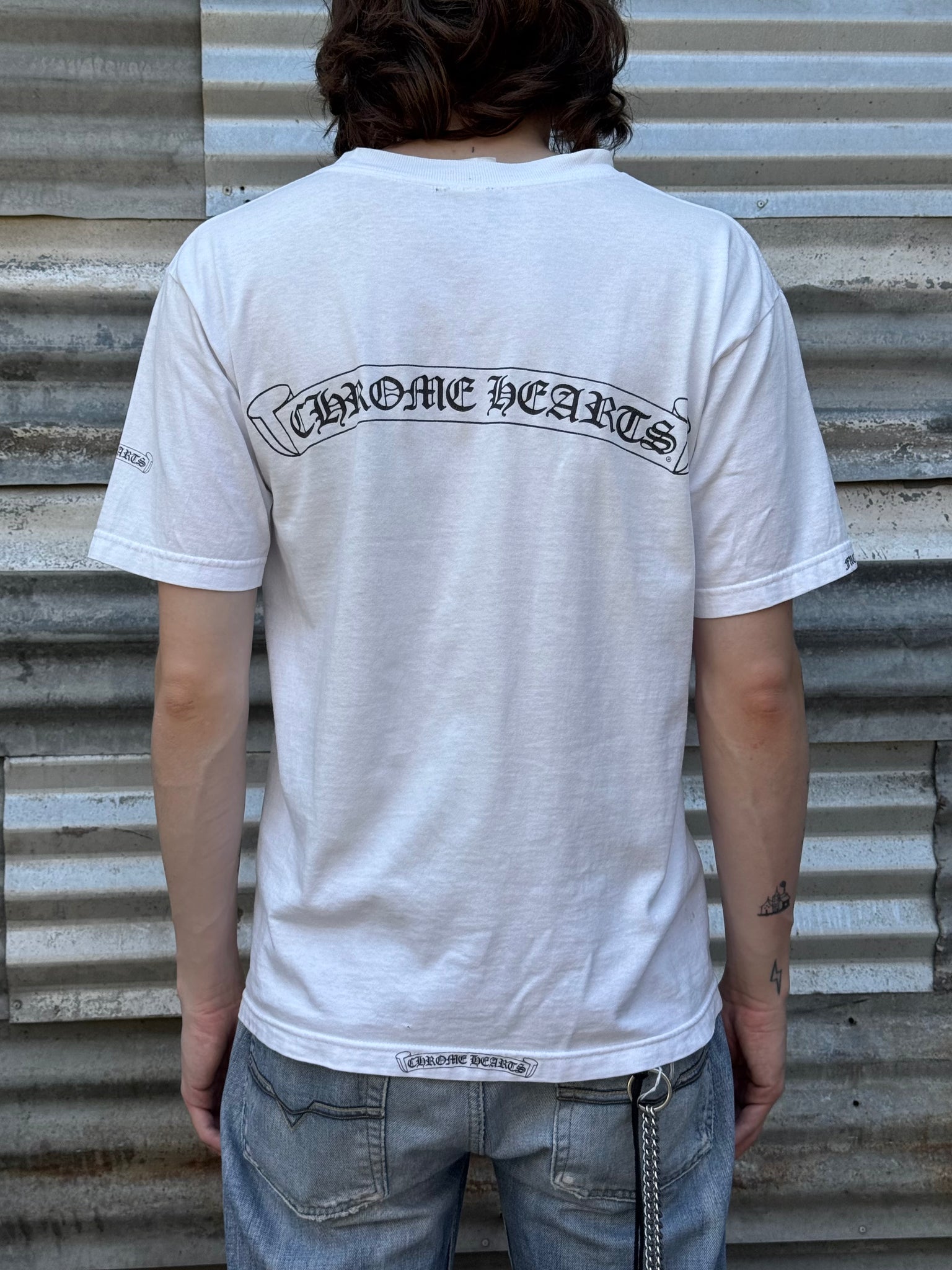 1990S CHROME HEARTS SCROLL TEE