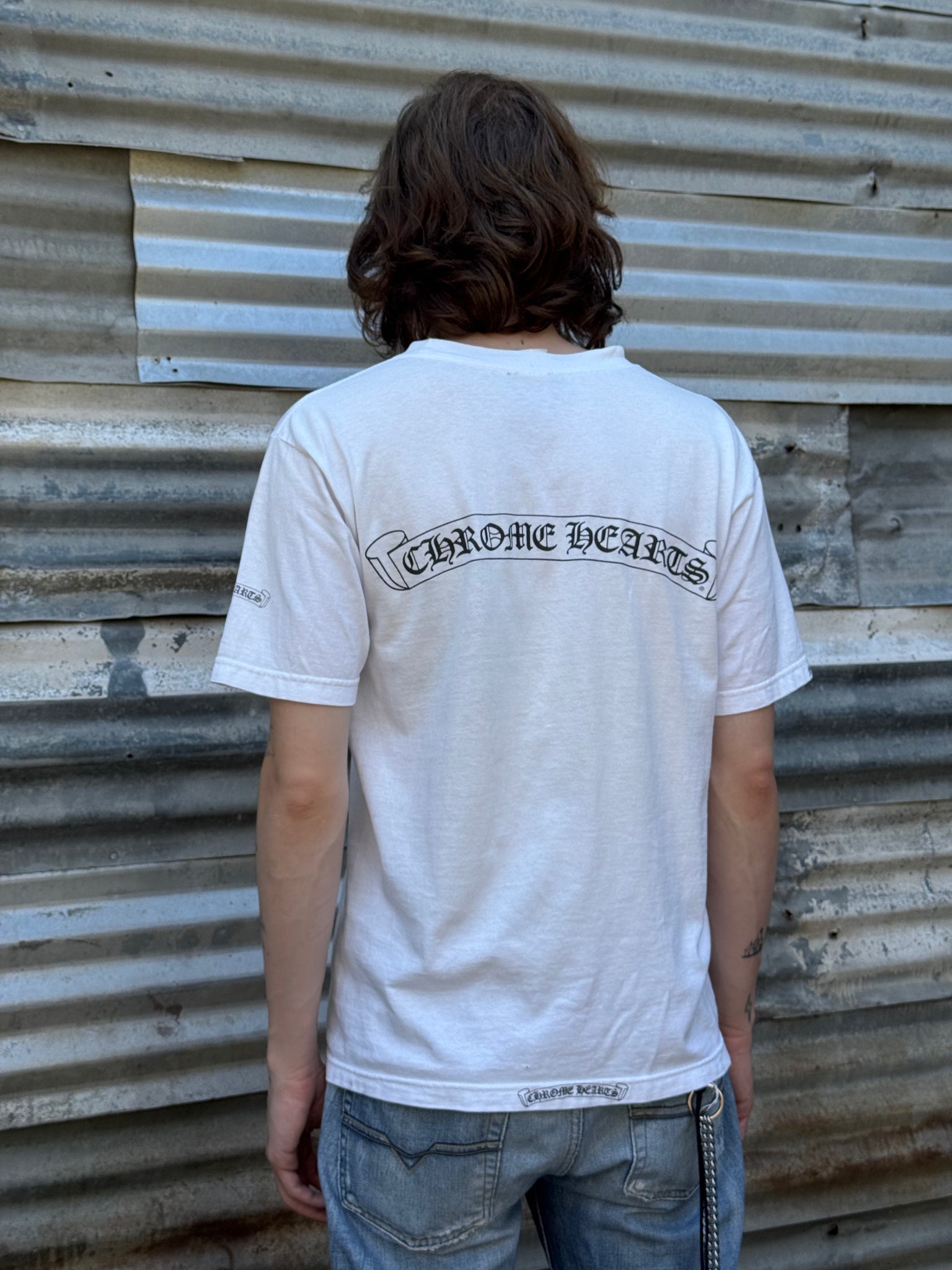 1990S CHROME HEARTS SCROLL TEE