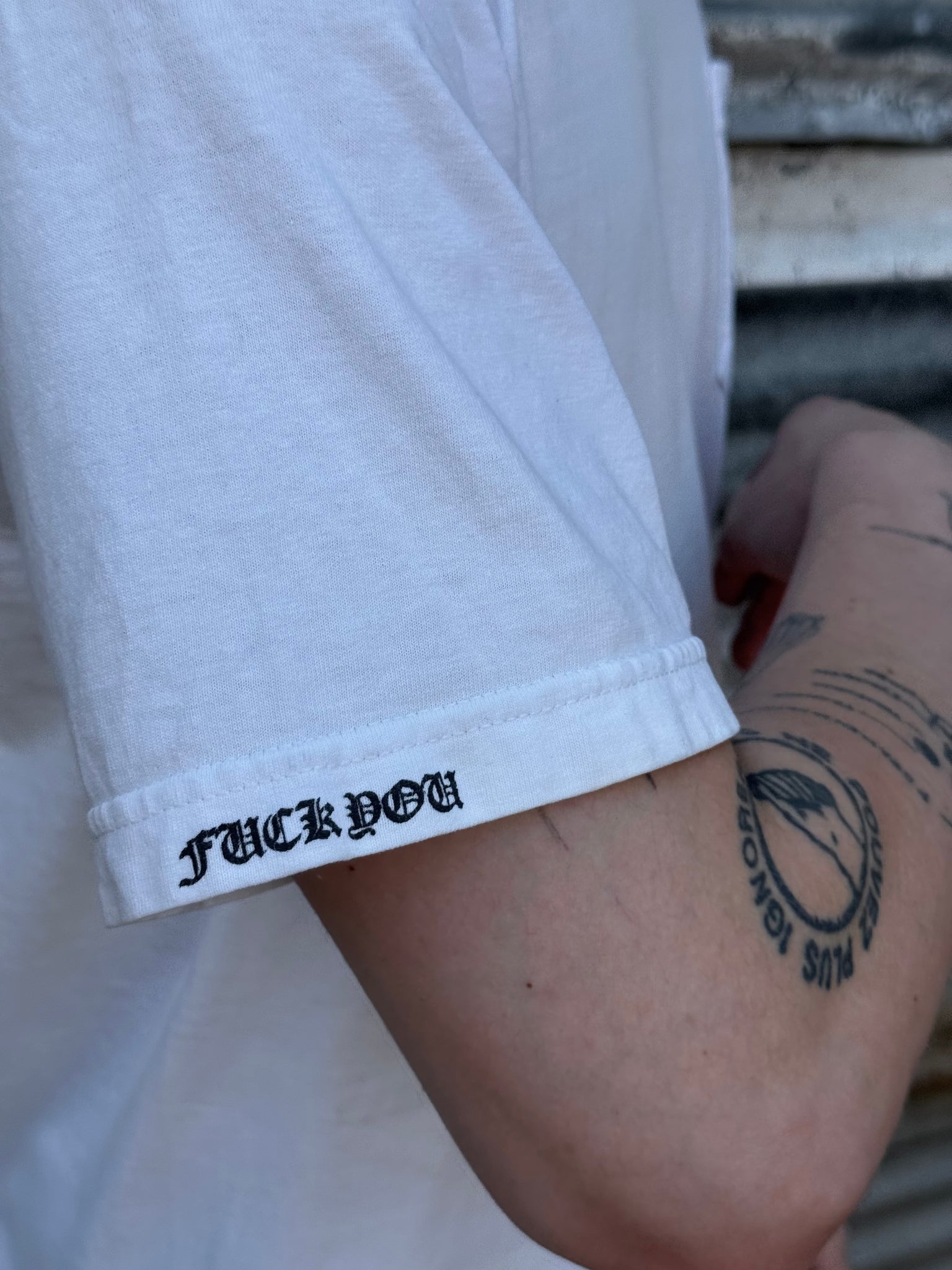 1990S CHROME HEARTS SCROLL TEE