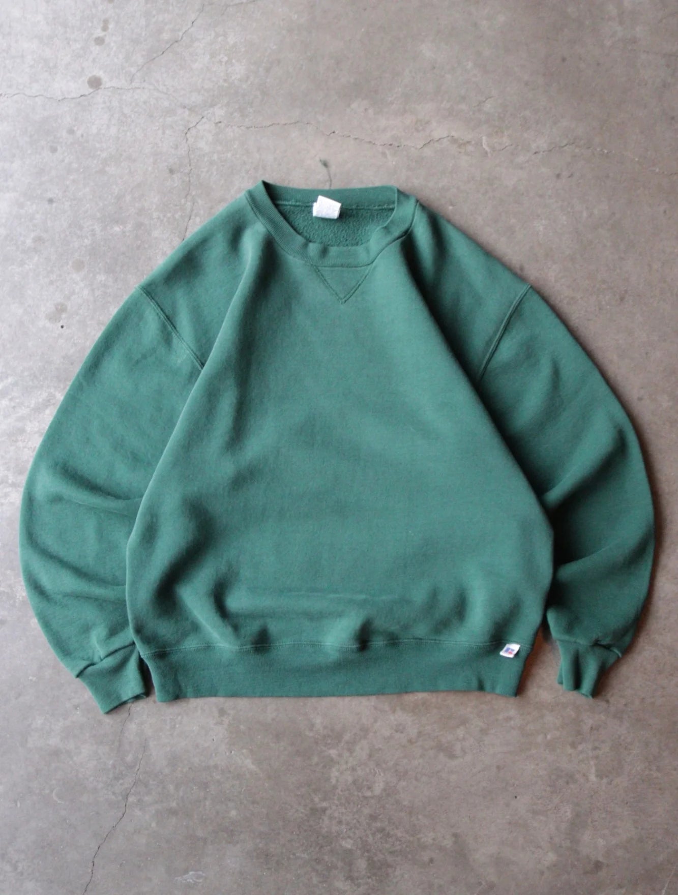 1990S GREEN RUSSELL SWEATSHIRT