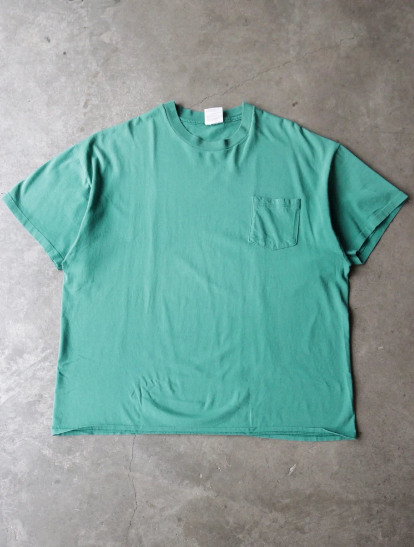 1990S GREEN POCKET TEE