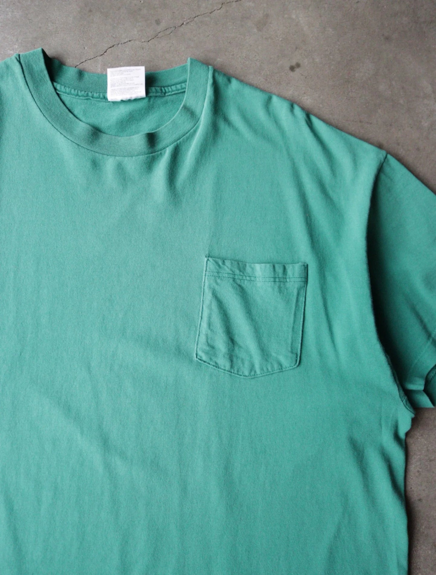 1990S GREEN POCKET TEE