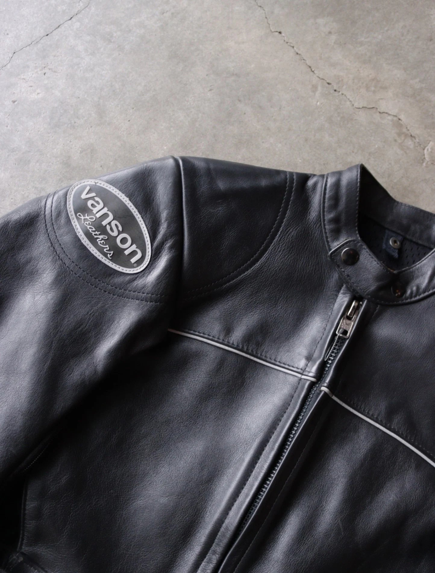 2000S VANSON LEATHER RACING JACKET