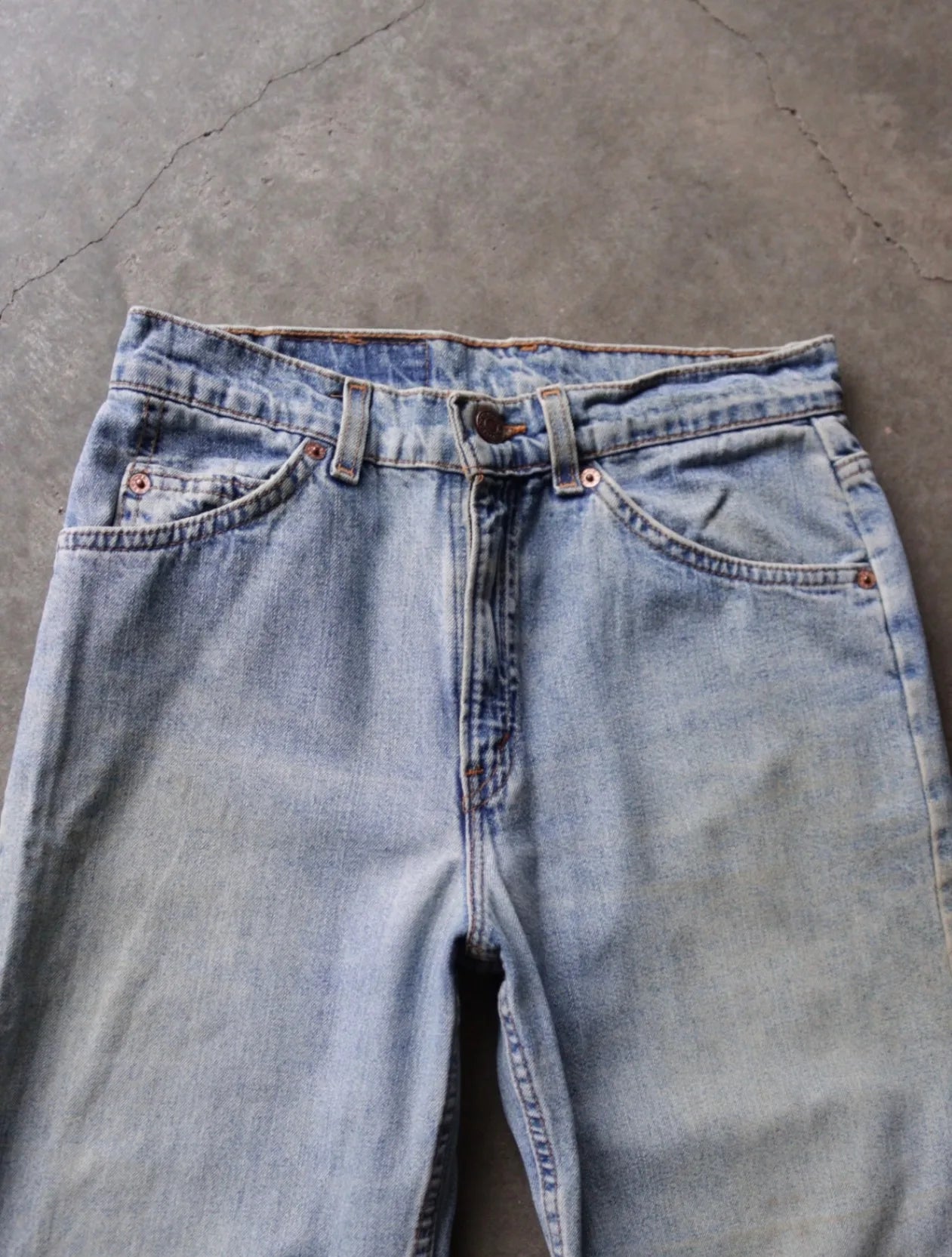 1990S FADED WIDE LEG LEVI'S DENIM PANTS