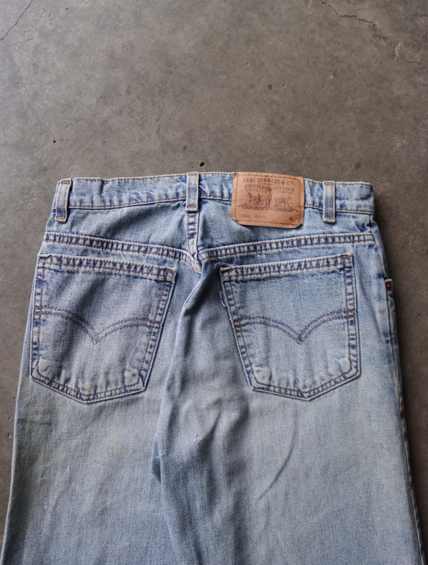 1990S FADED WIDE LEG LEVI'S DENIM PANTS