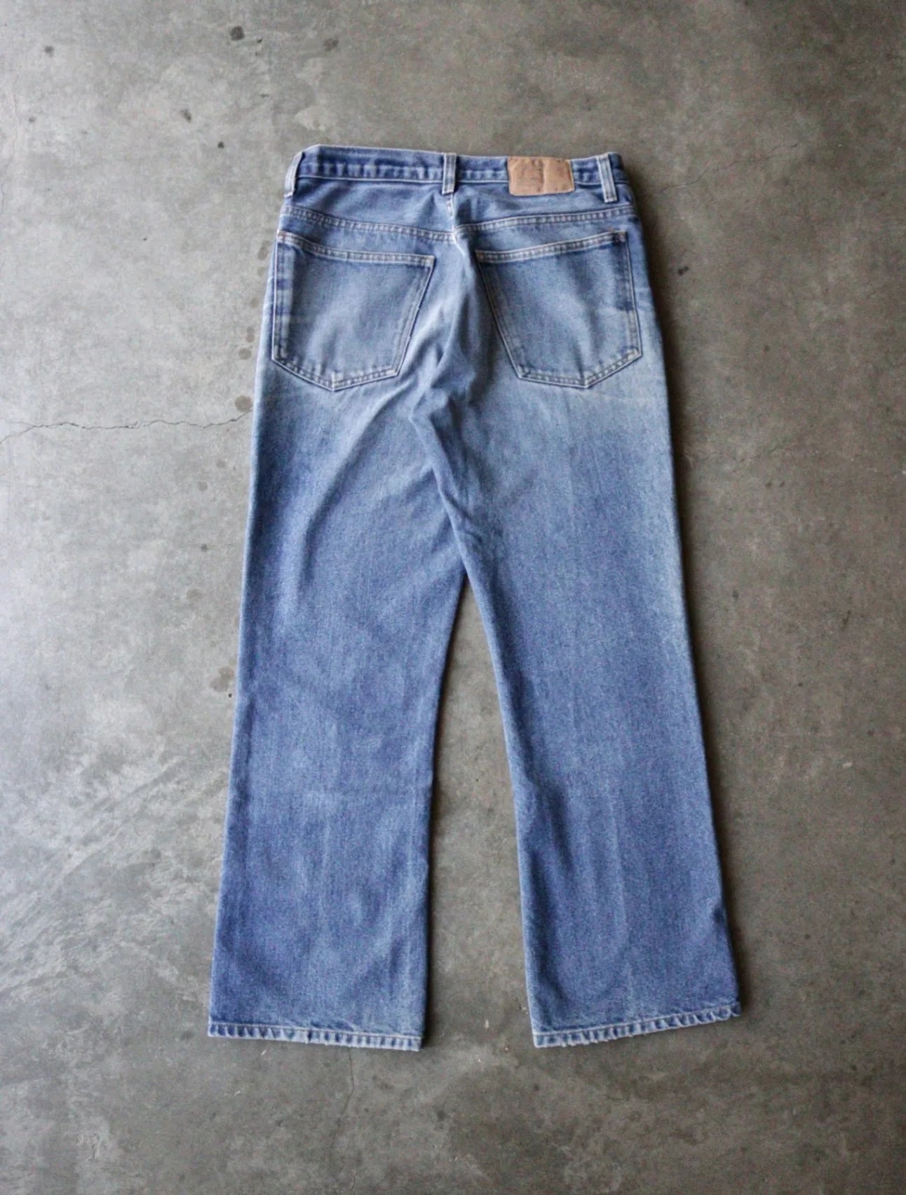 1990S PLAIN POCKETS DENIM PANTS