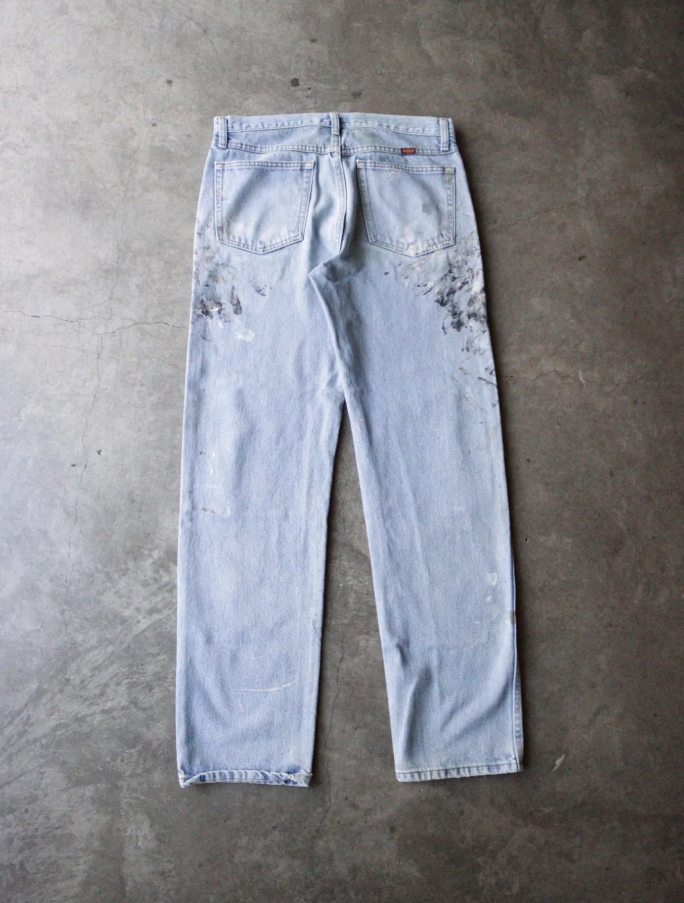 2000S PAINTED RUSTLER DENIM PANTS