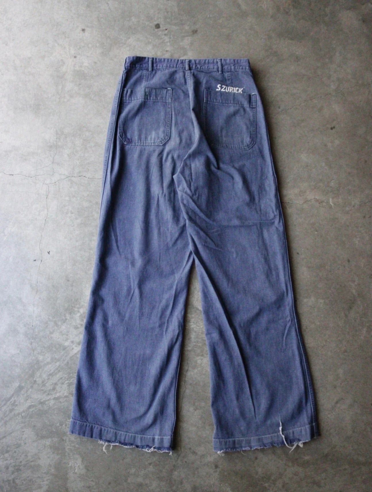 1980S SZURICK FLARED DENIM PANTS