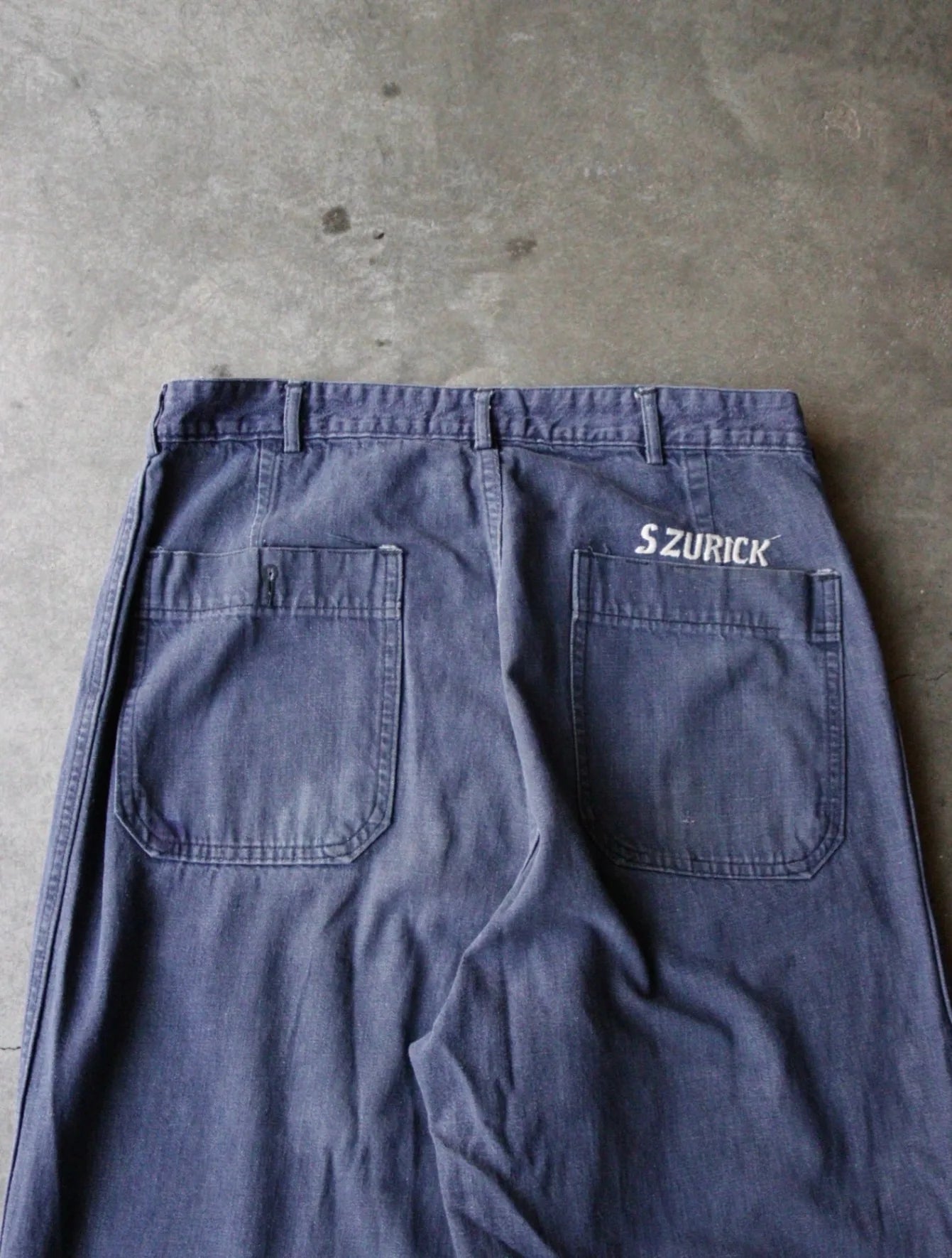 1980S SZURICK FLARED DENIM PANTS