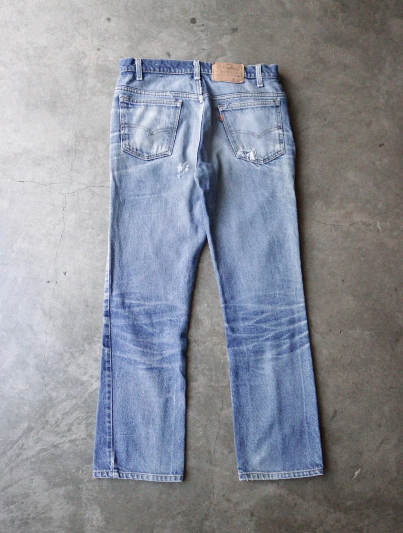 1970S ORANGE TAB 517 LEVI'S FLARED DENIM PANTS