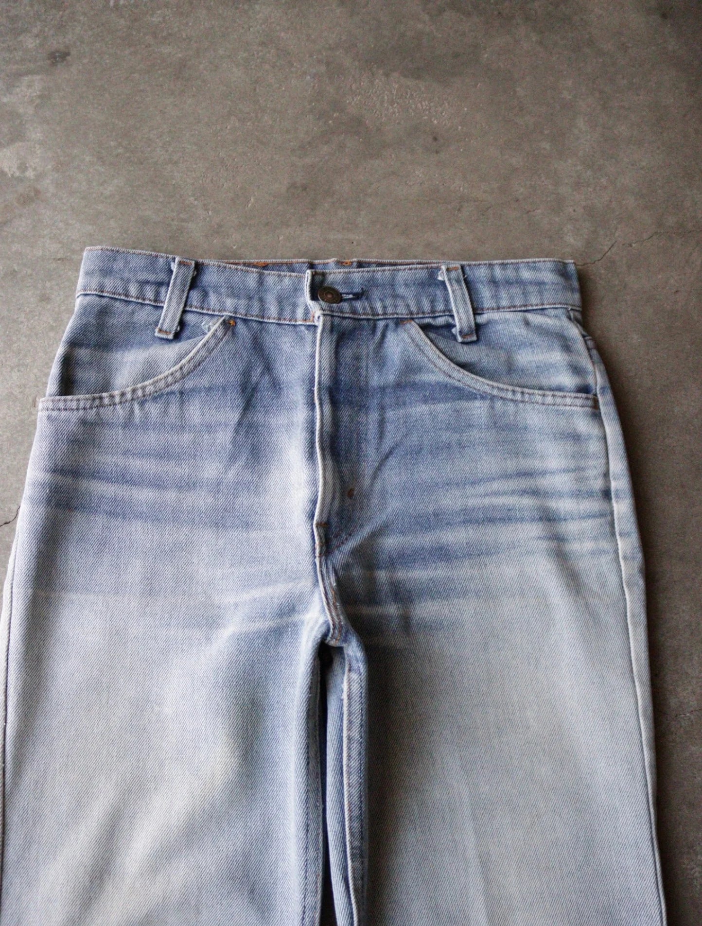 1970S DISTRESS ORANGE TAB LEVI'S 501 DENIMPANTS