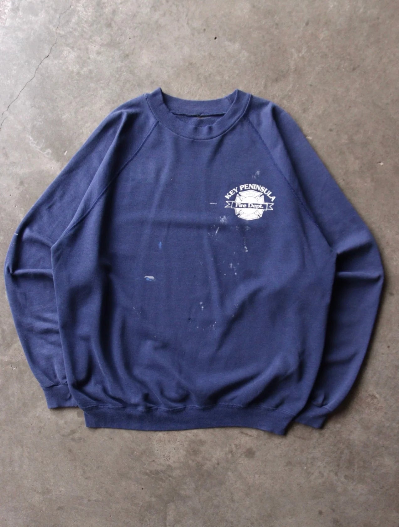 1980S KEY PENUNSULA FIRE DEPT SWEATSHIRT