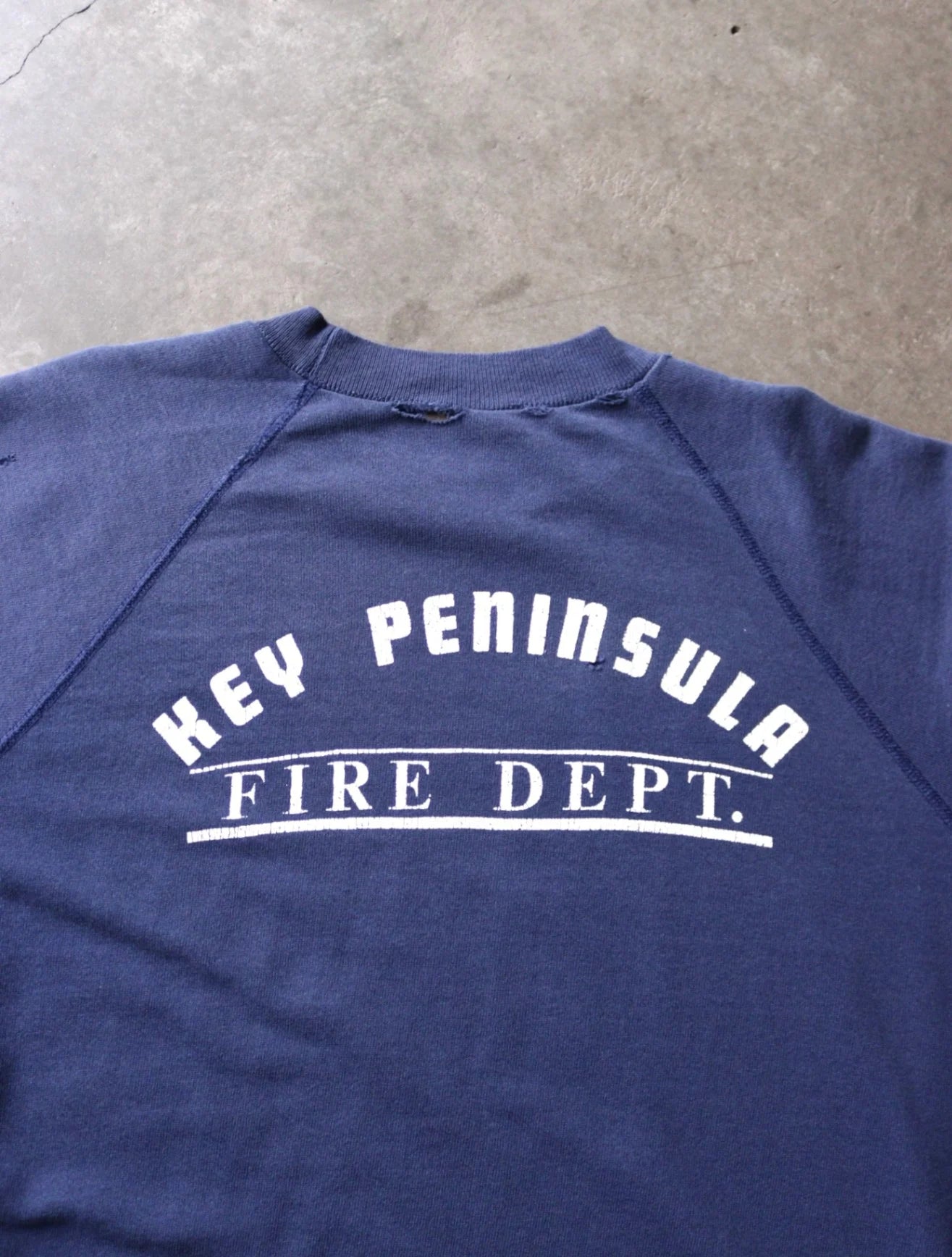 1980S KEY PENUNSULA FIRE DEPT SWEATSHIRT