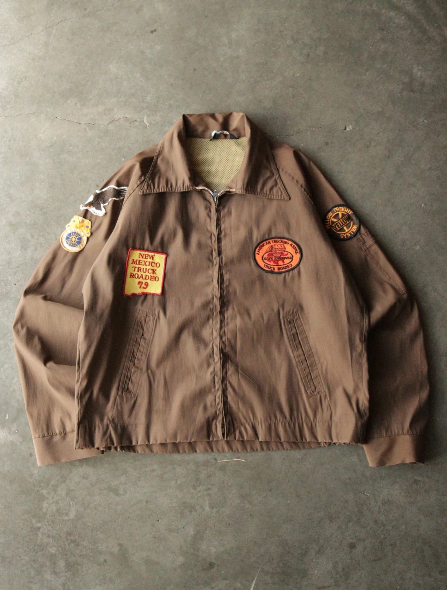 1980S PATCHED WIND BREAKER JACKET
