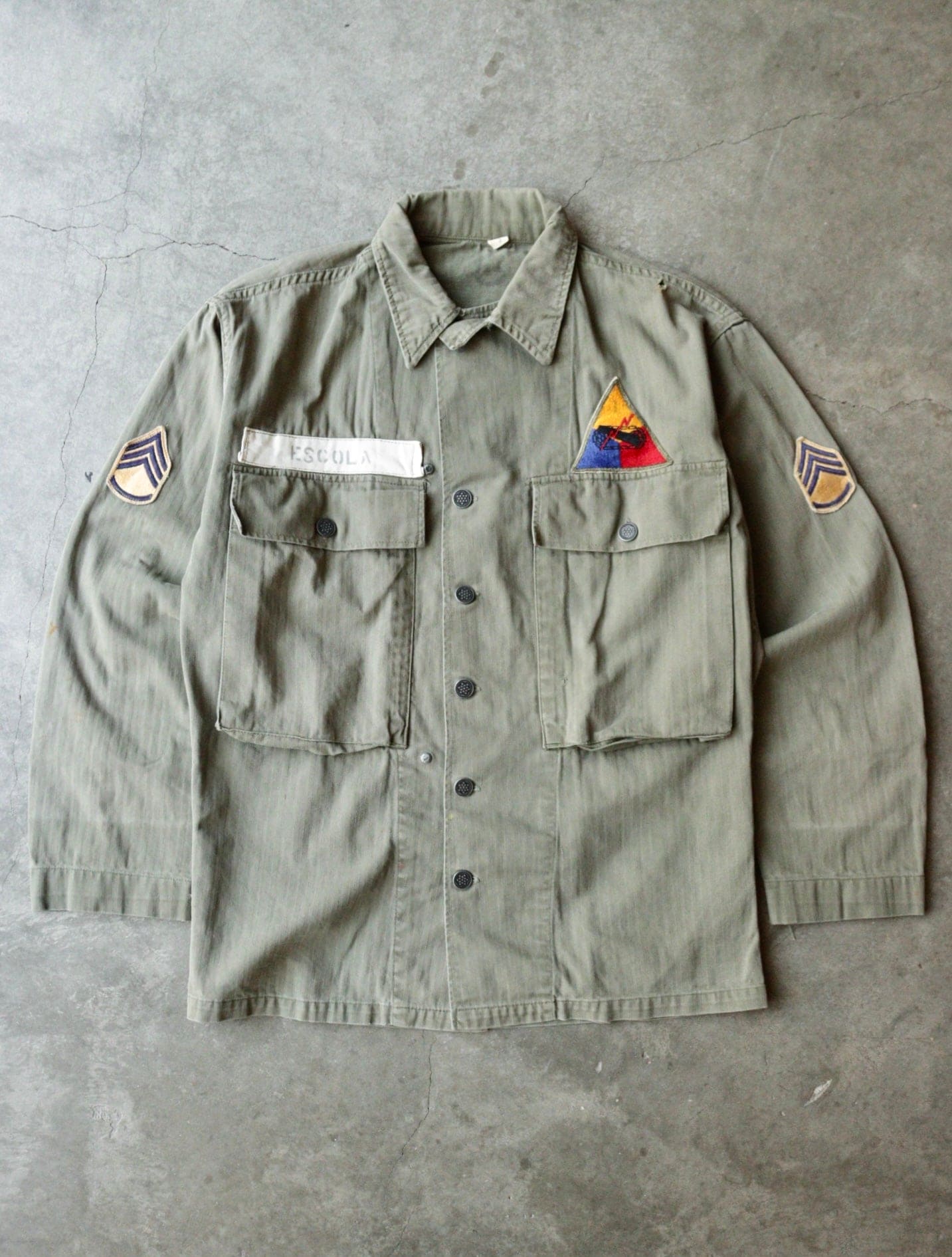 1940S WW2 13 STAR HBT 2ND PATTERN JACKET