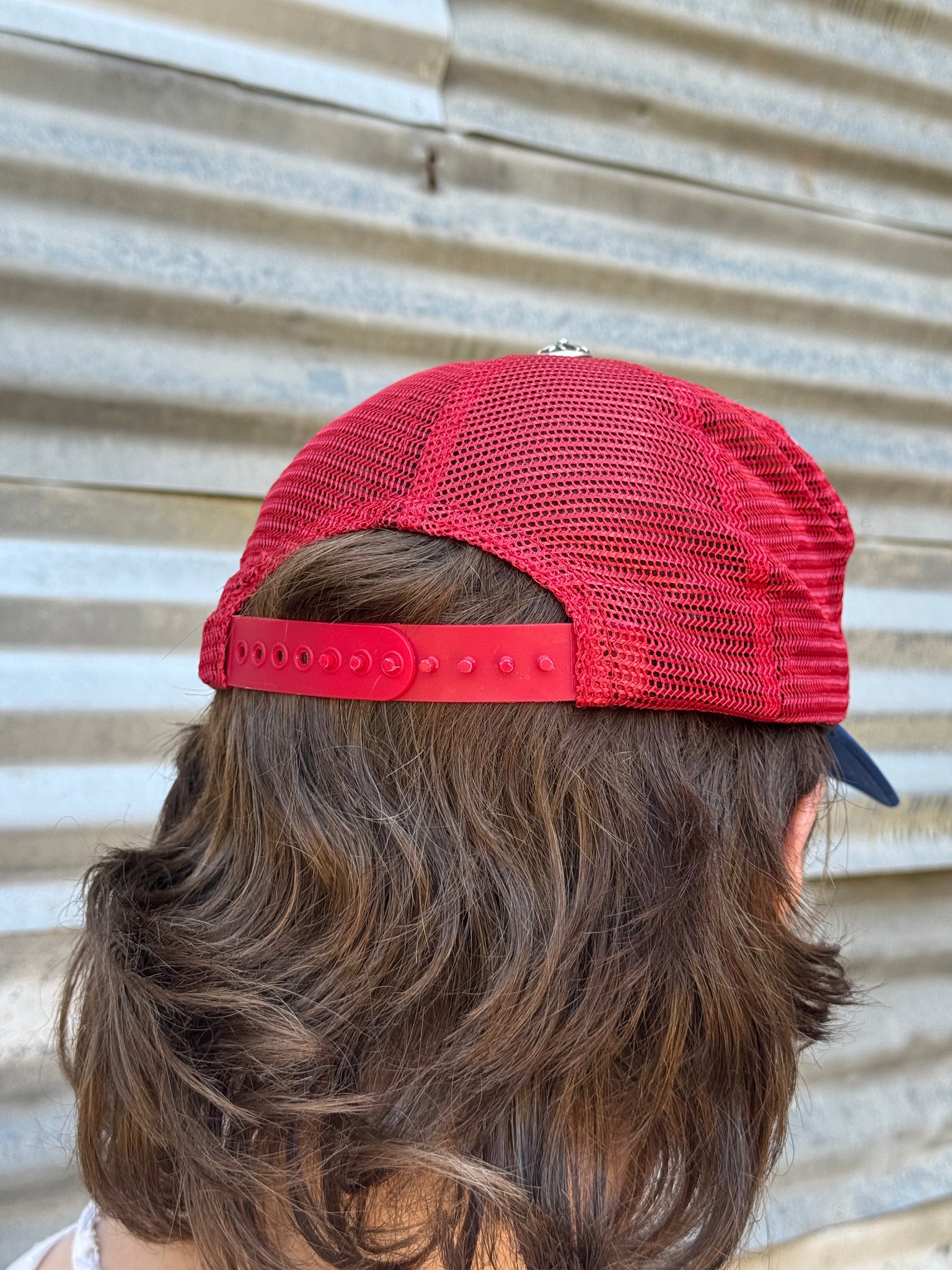 2000S CHROME HEARTS RED WHITE BLUE HAT