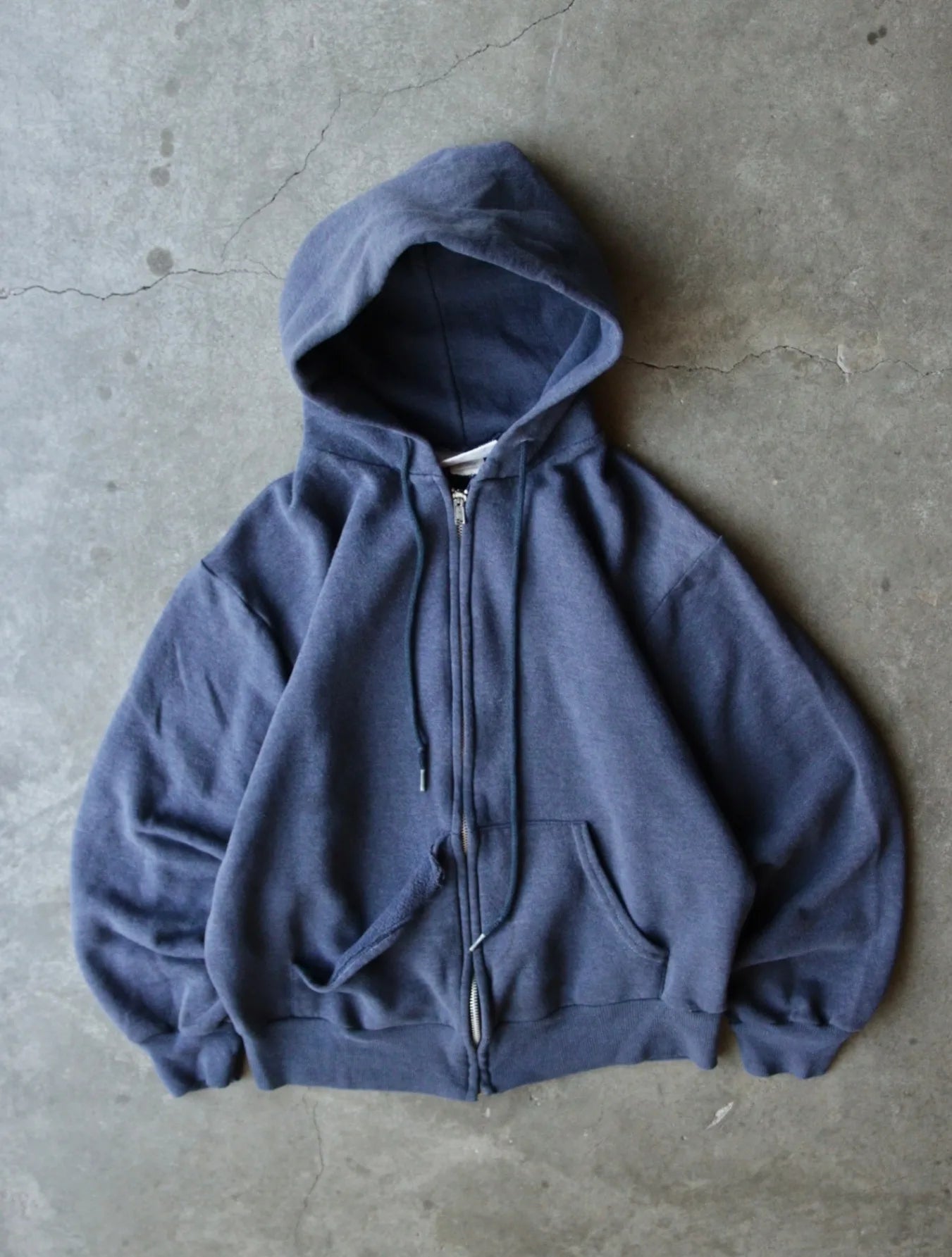 1990S USMC ZIP UP HOODED SWEATSHIRT