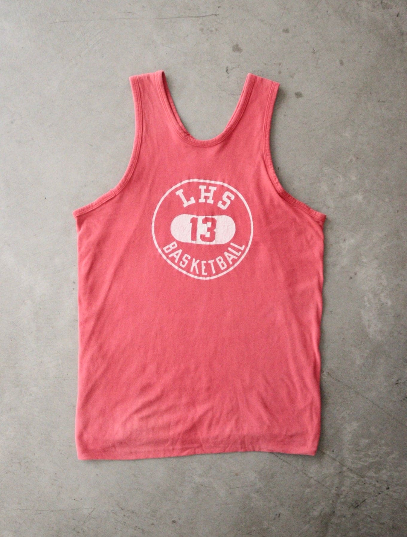 1970S TWO PLY REVERSIBLE FADED BASKETBALL TANK TEE