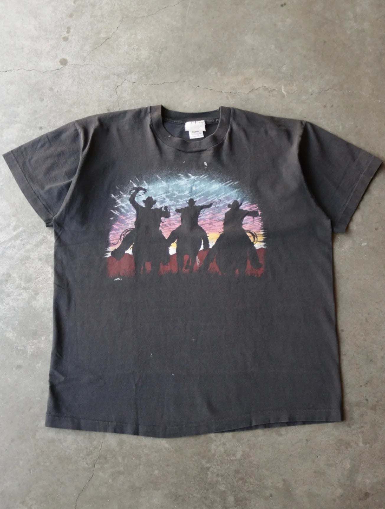 1990S COWBOY FADED TEE
