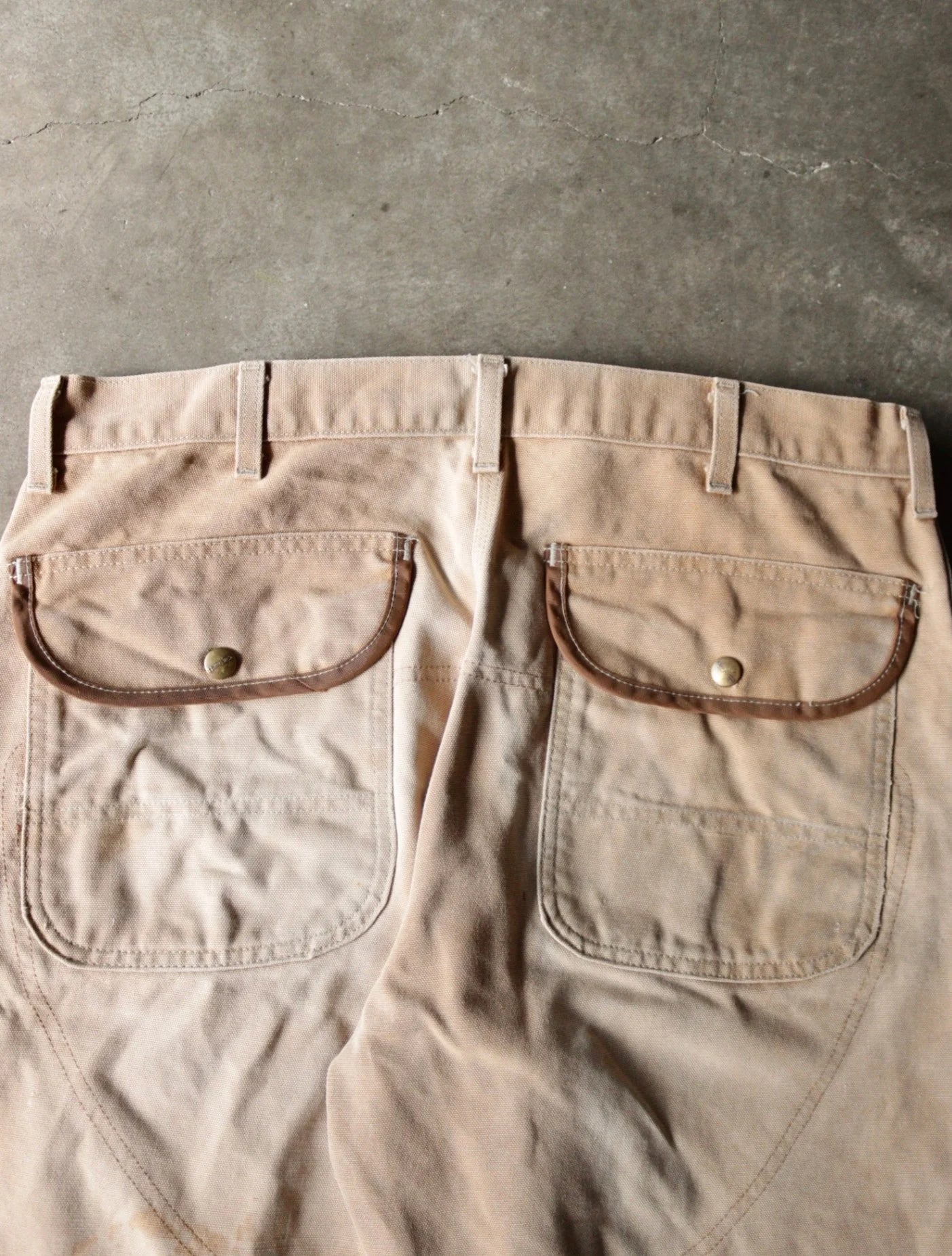 1980S THRASHED CARHARTT DOUBLE KNEE PANTS