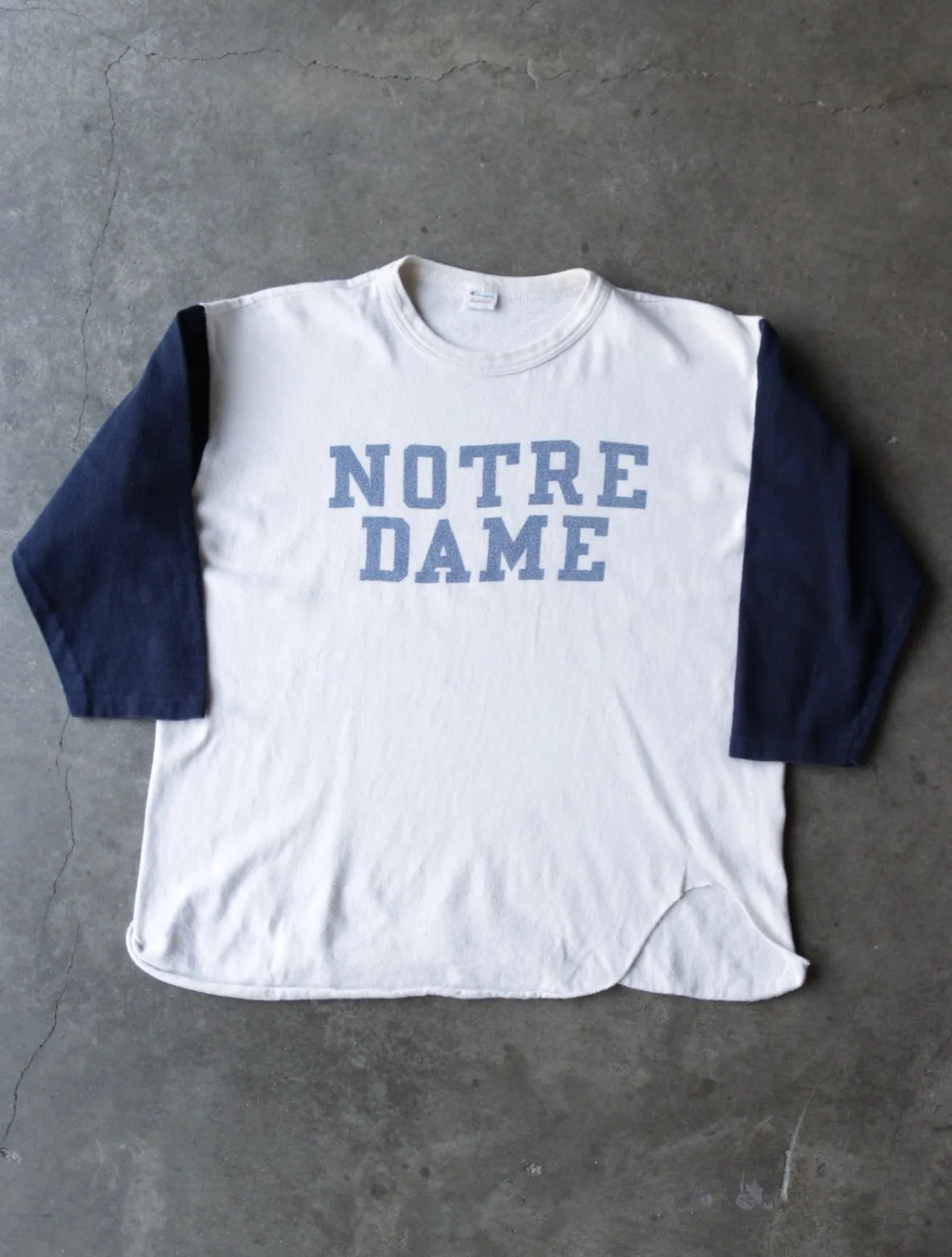 1980S NOTRE DAME 1/4 SLEEVE TEE