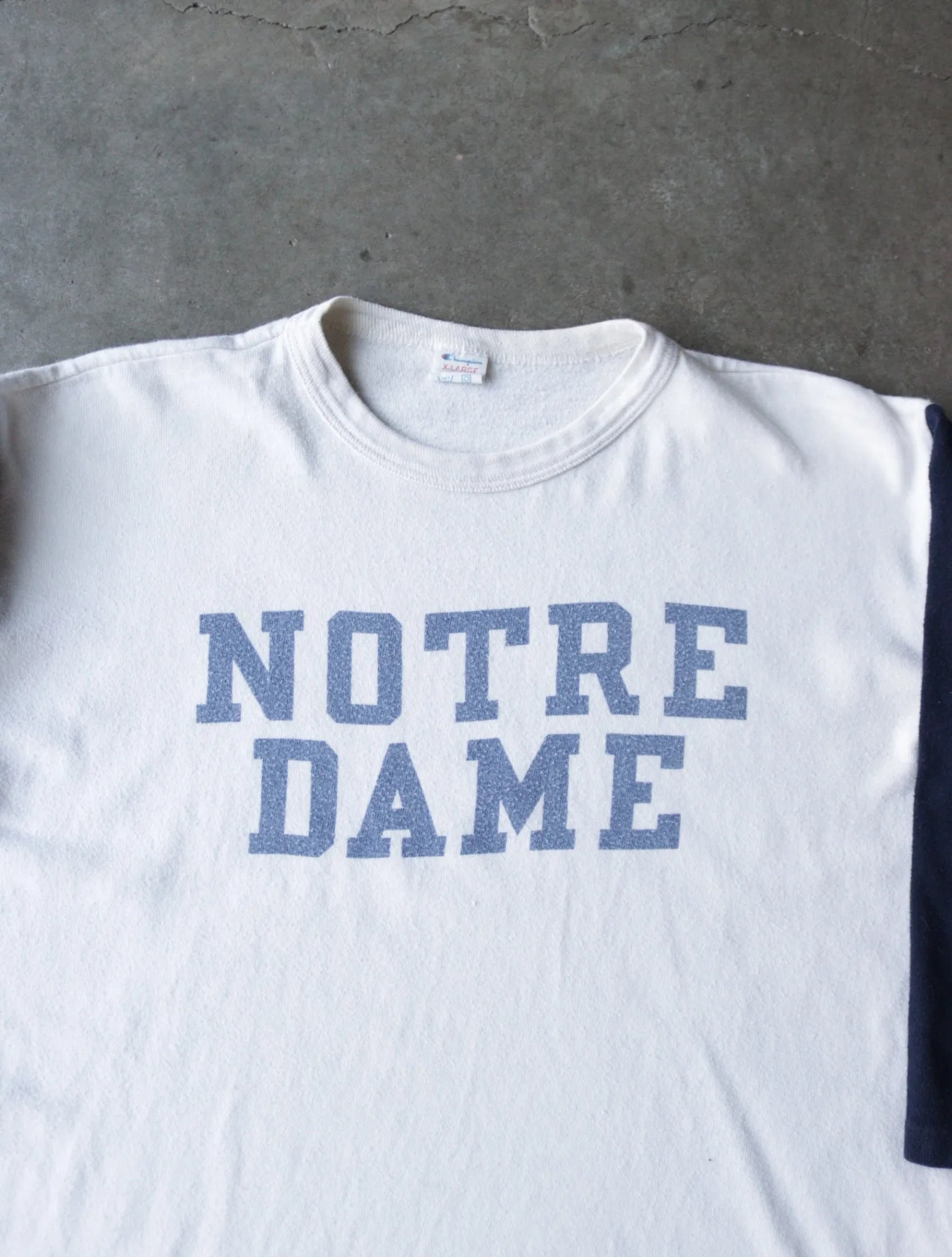 1980S NOTRE DAME 1/4 SLEEVE TEE