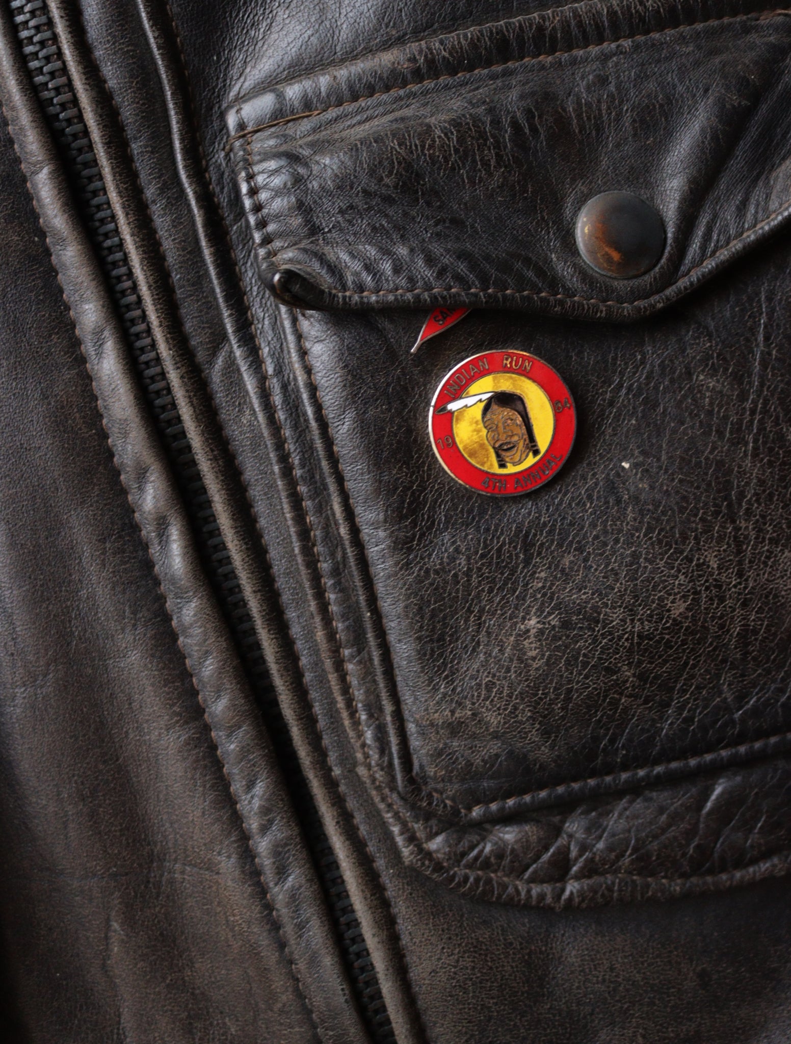 1940S HERCULES D-POCKET HORSEHIDE LEATHER JACKET