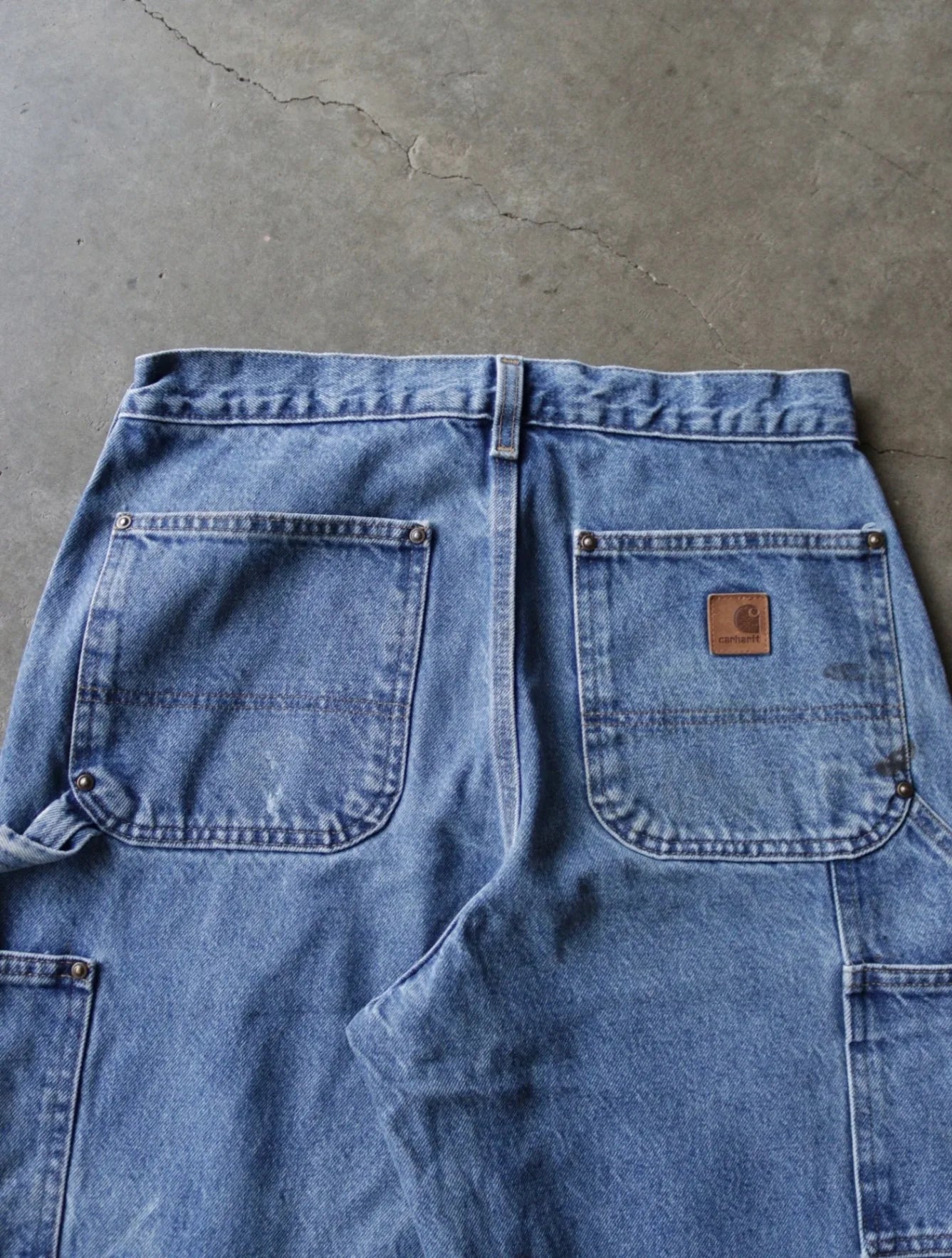 2000S CARHARTT DOUBLE KNEE DENIM PANTS