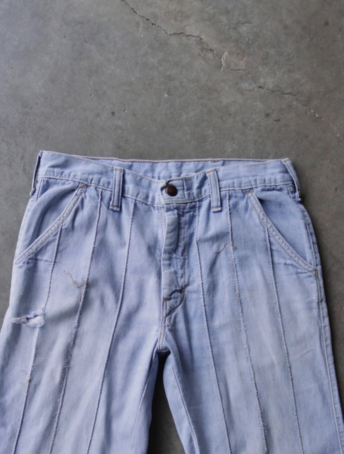 1970S MALE FLARED DENIM PANTS