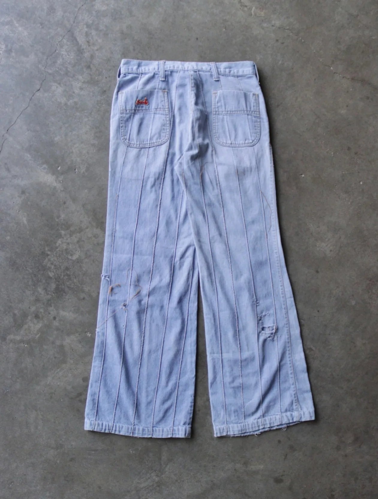 1970S MALE FLARED DENIM PANTS