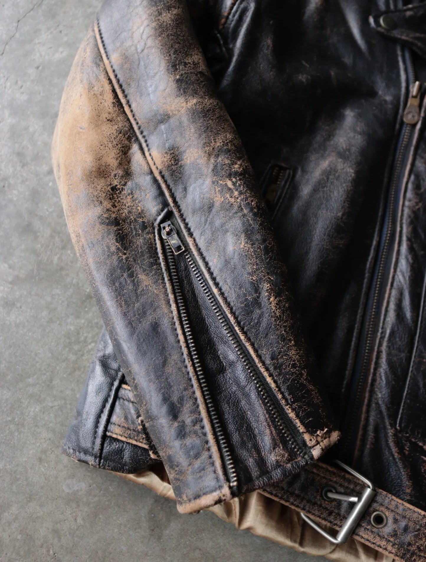 1980S D POCKET LEATHER JACKET