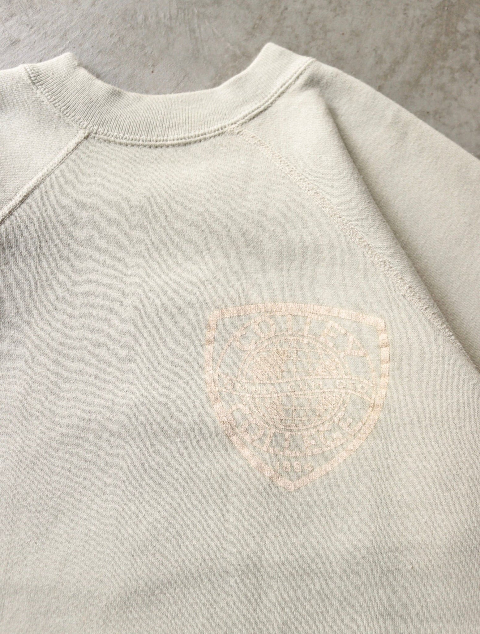 1960年代 フロッキーカレッジ半袖スウェットシャツ