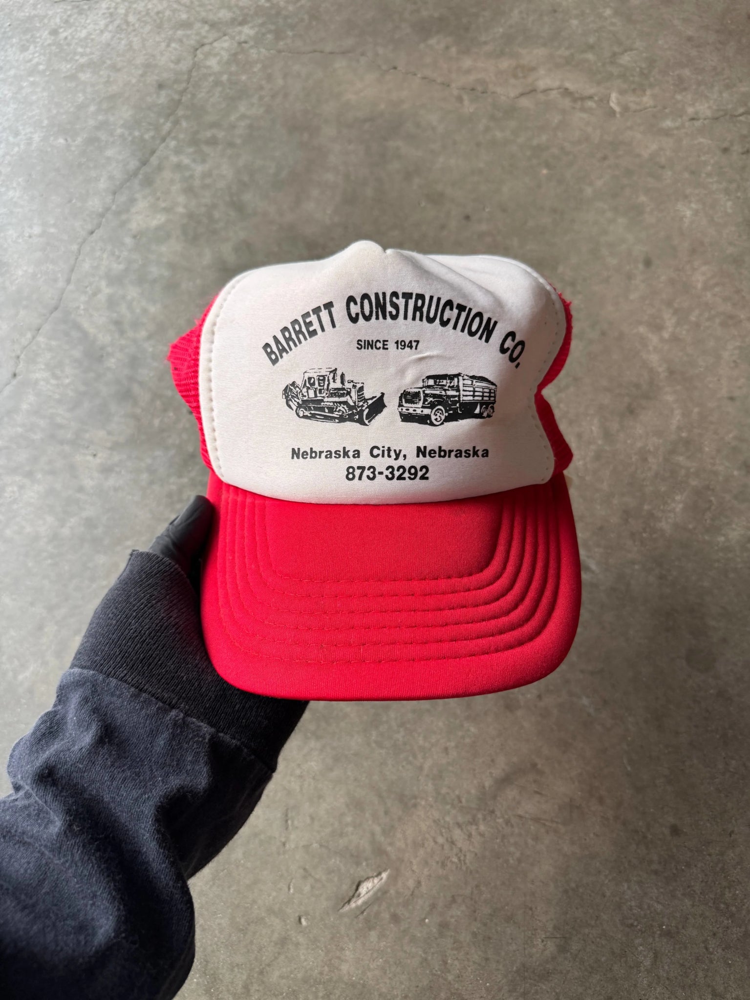 1990S BARRETT CONSTRUCTION HAT