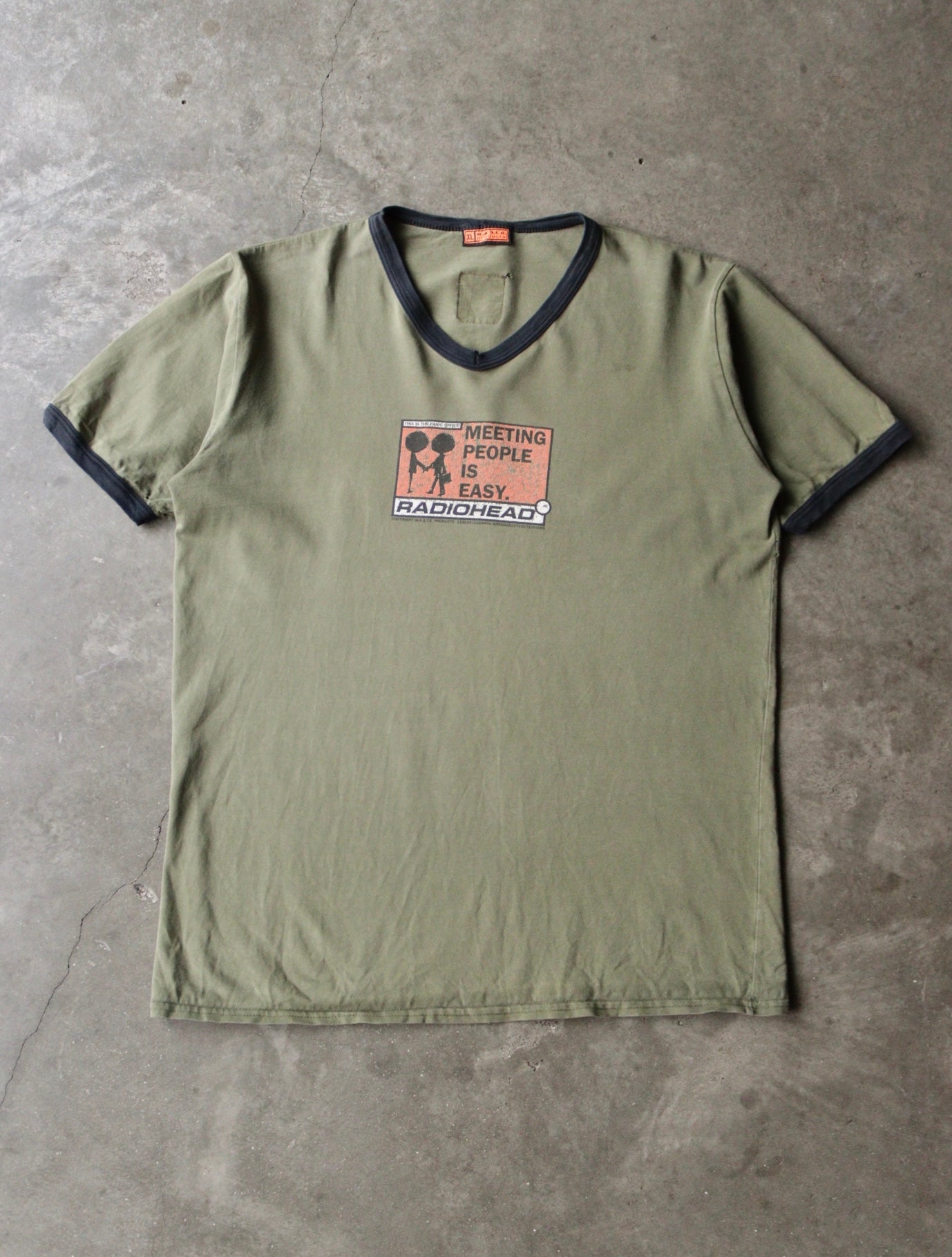 1990S RADIOHEAD MEETING PEOPLE IS EASY BAND TEE