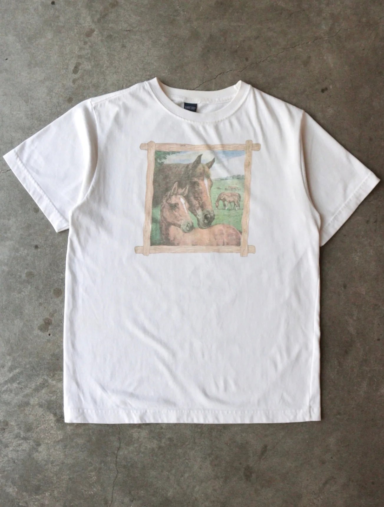 2000S HORSE FRAME TEE