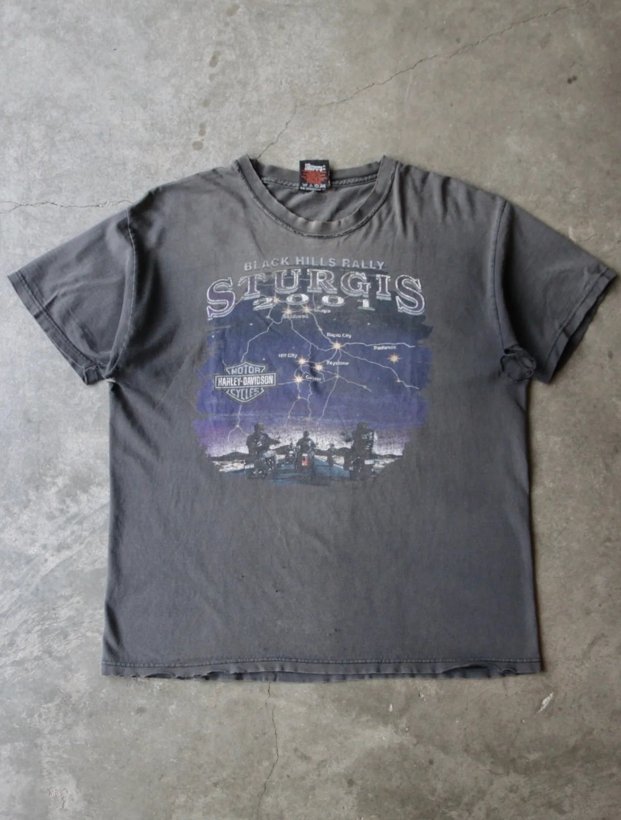 1990S FADED HARLEY STURGIS TEE