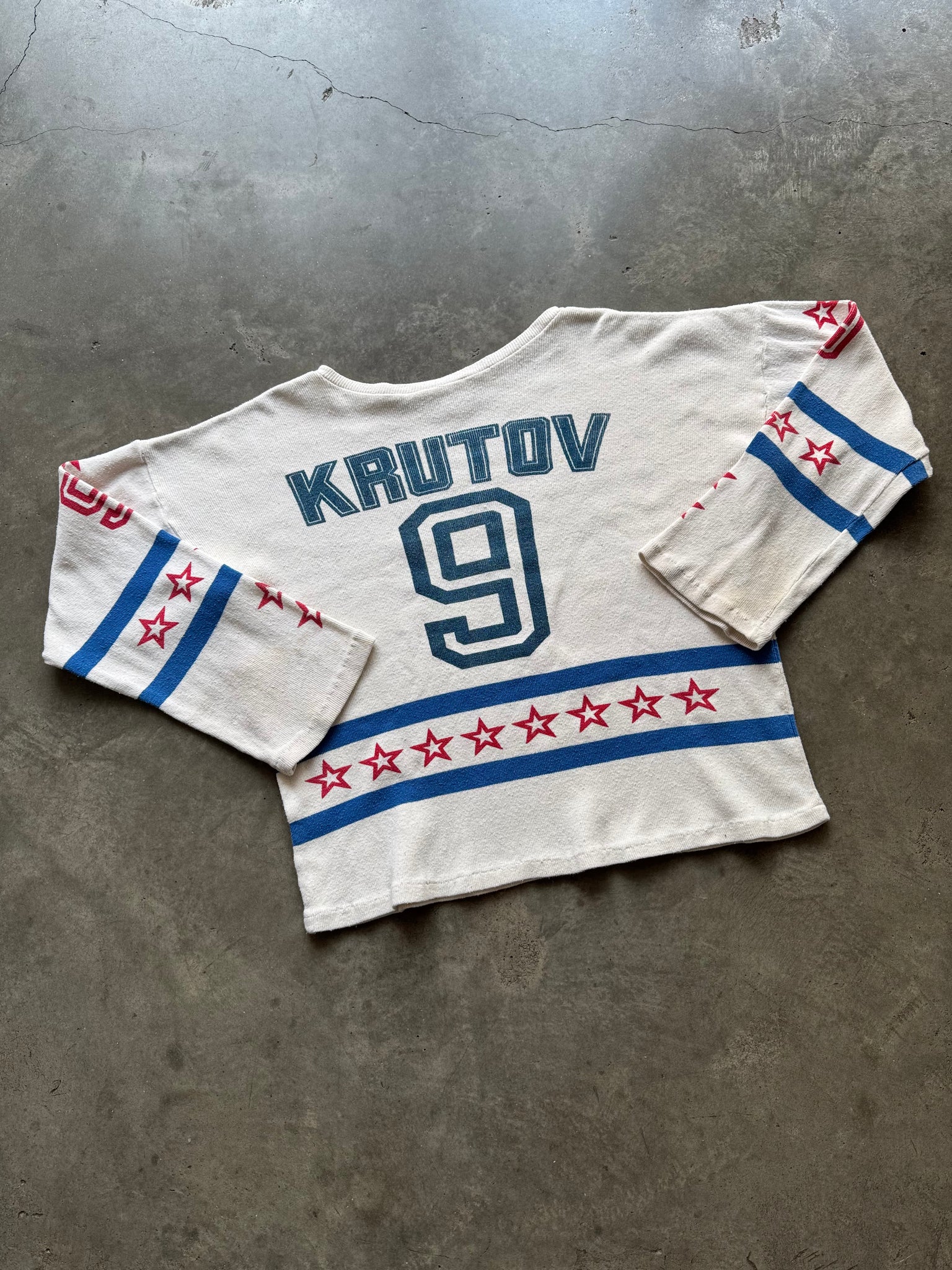 1980S CCCP SOVIET HOCKEY FAN JERSEY
