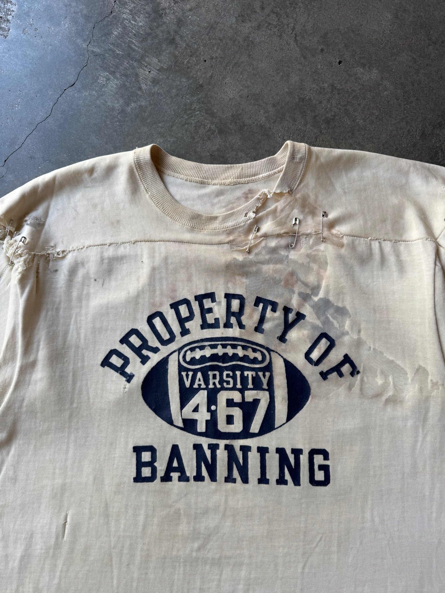 1960S 67 THRASHED JERSEY